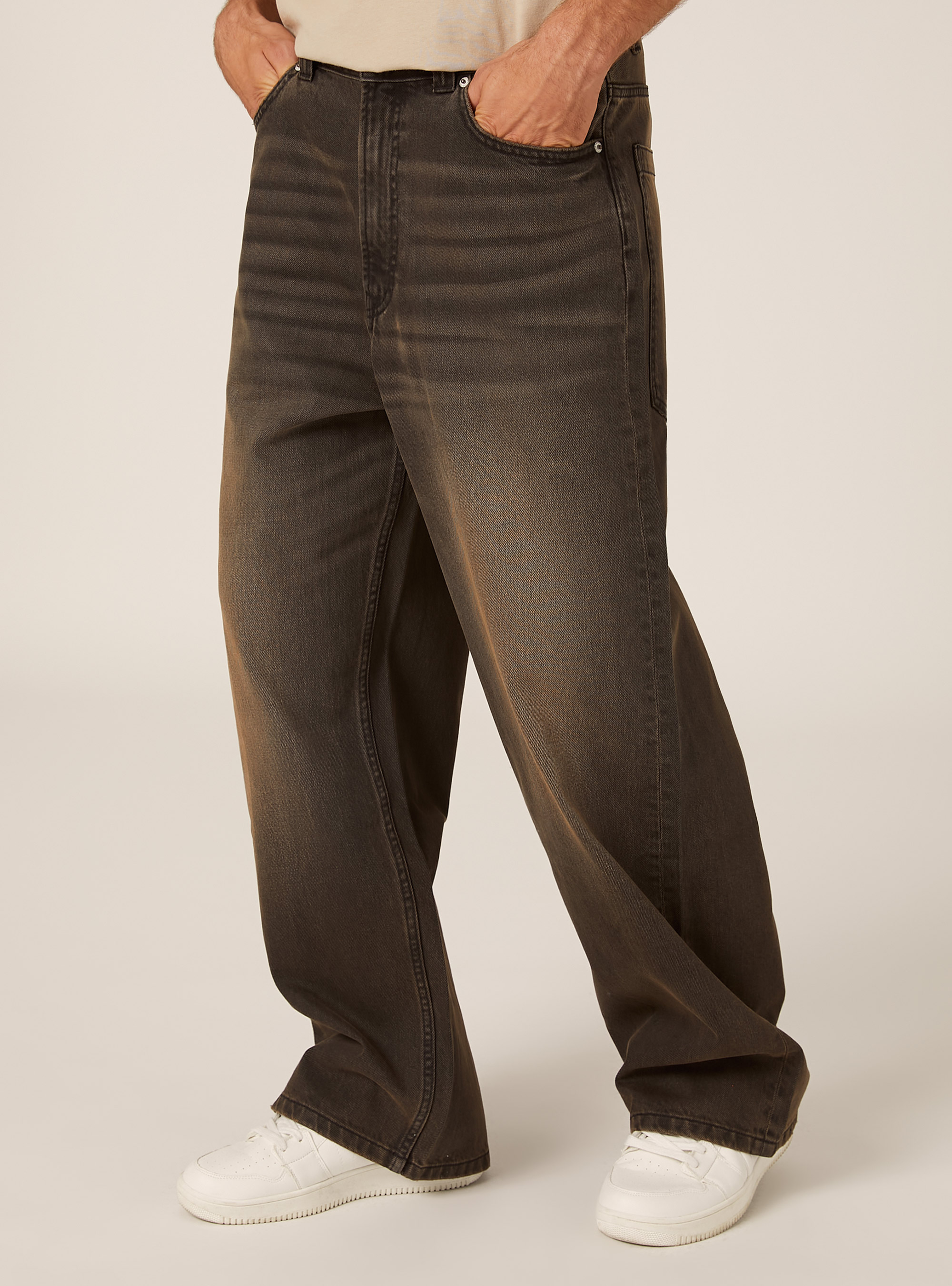 Super baggy fit jeans, BR2 BROWN MEDIUM