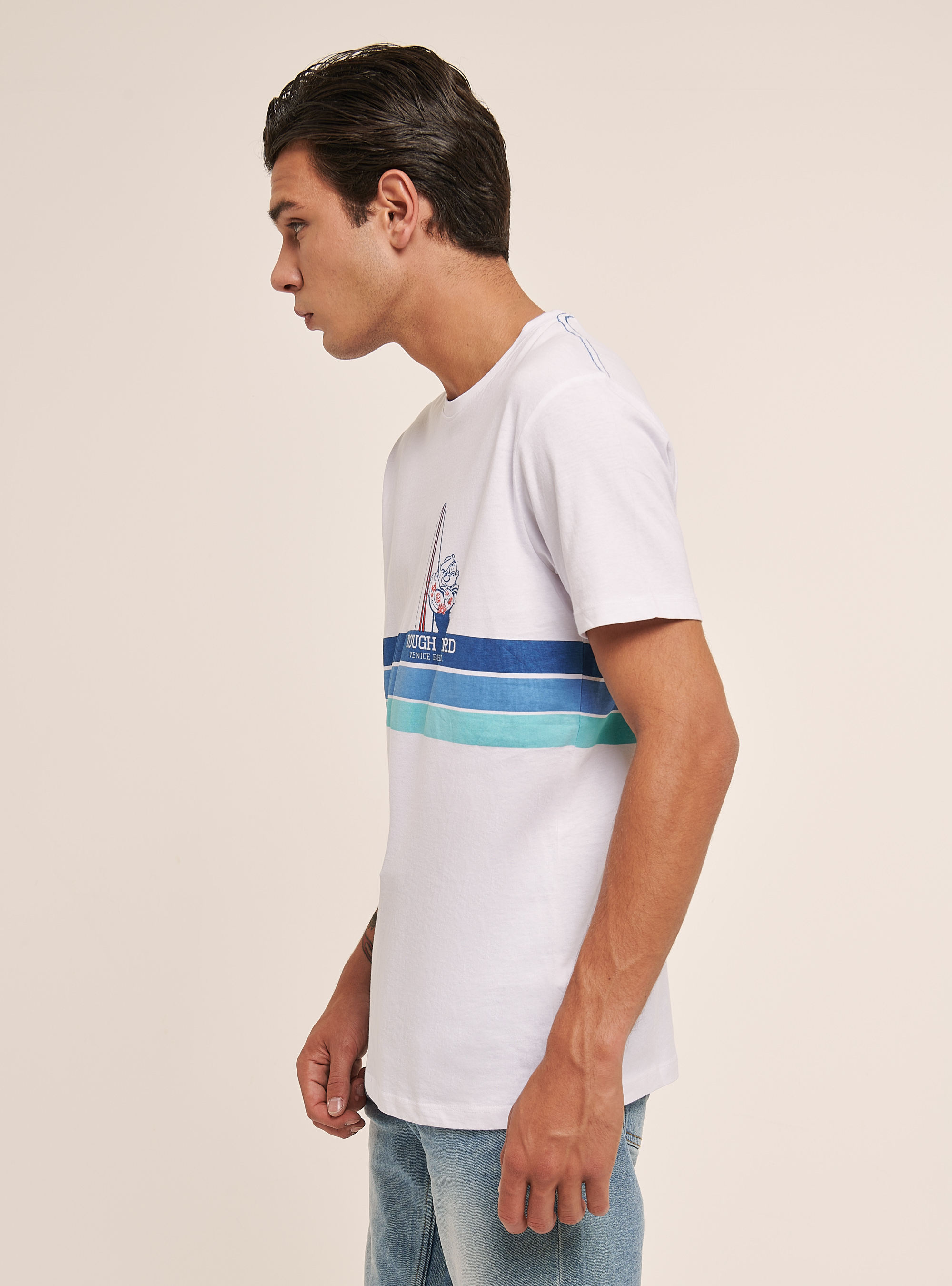 Popeye x Alcott T-shirt, WHITE