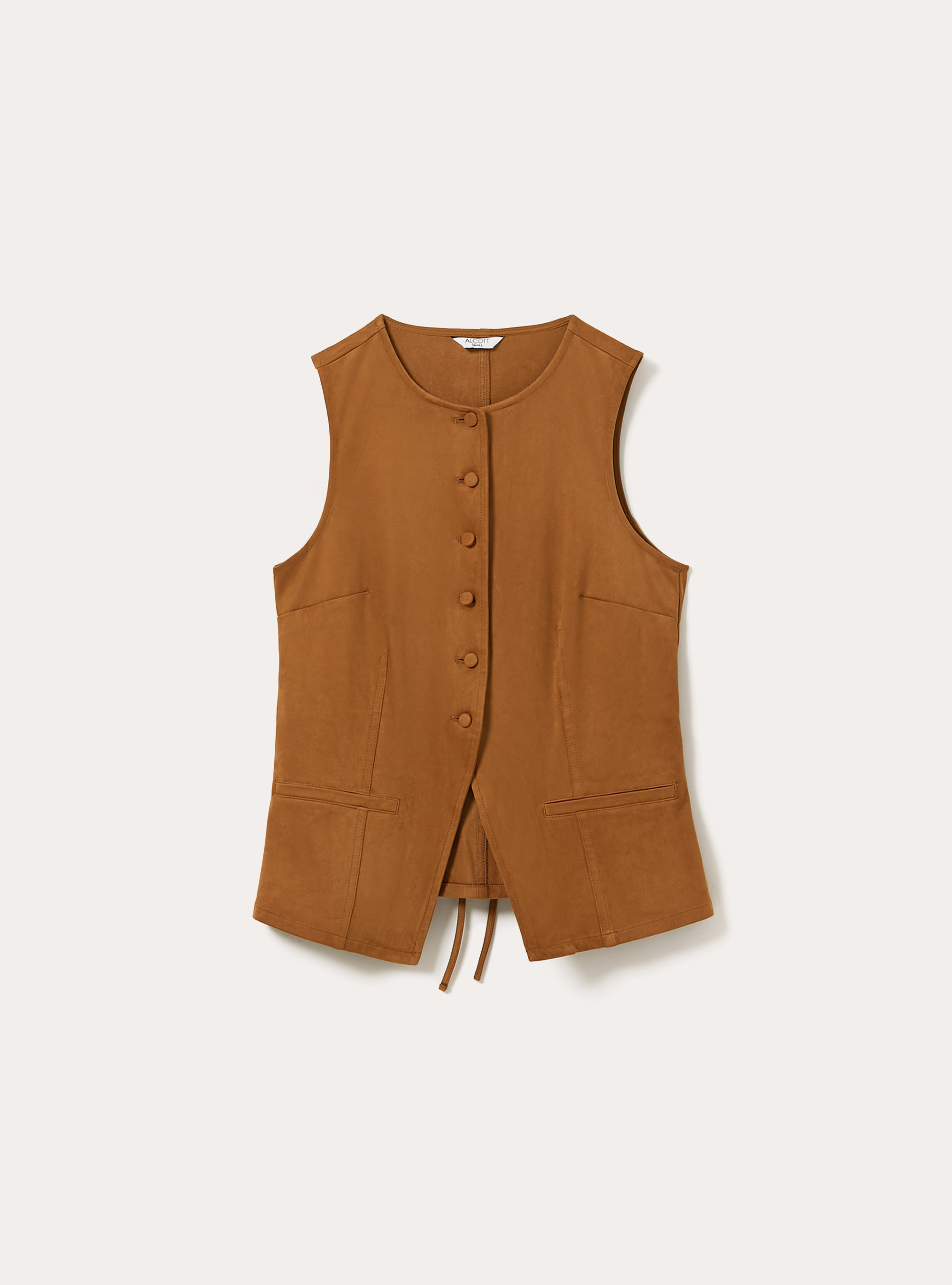 Gilet &agrave; effet daim, TB2 TOBACCO MEDIUM
