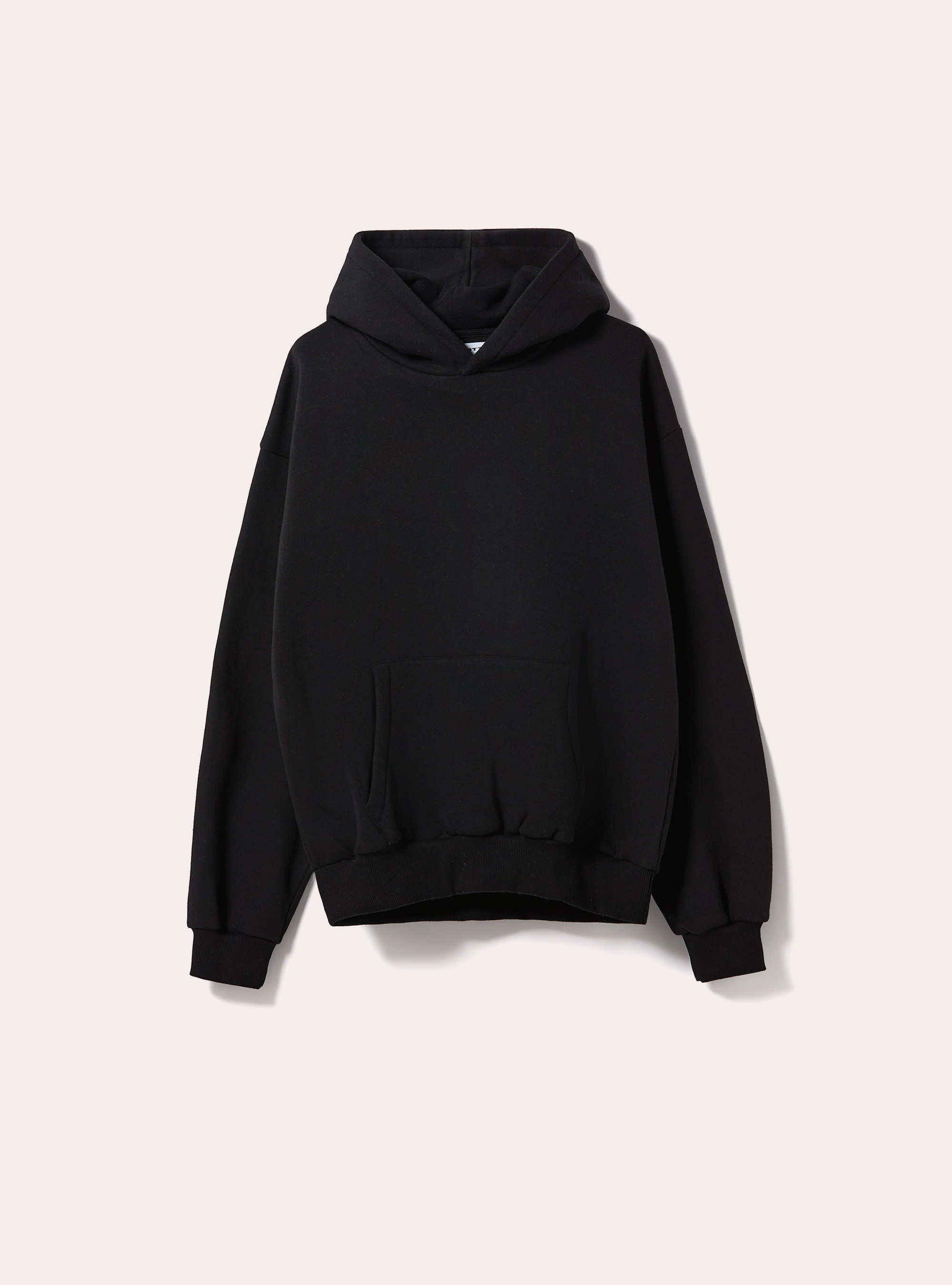 Boxy fit hoodie, BK1 BLACK