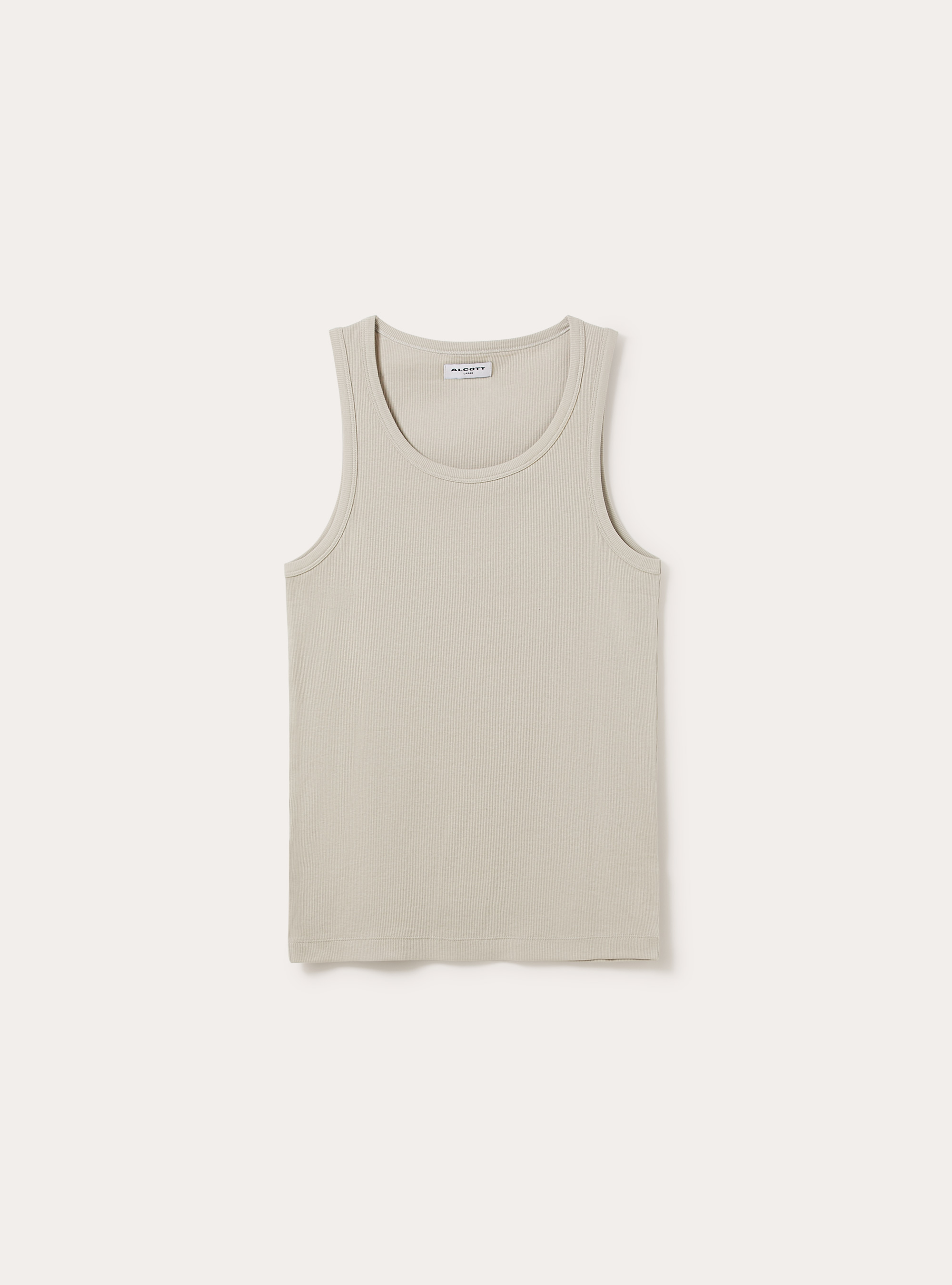 Camiseta de Tirantes B&aacute;sica Slim Fit de Canal&eacute;, SA3 SAND LIGHT