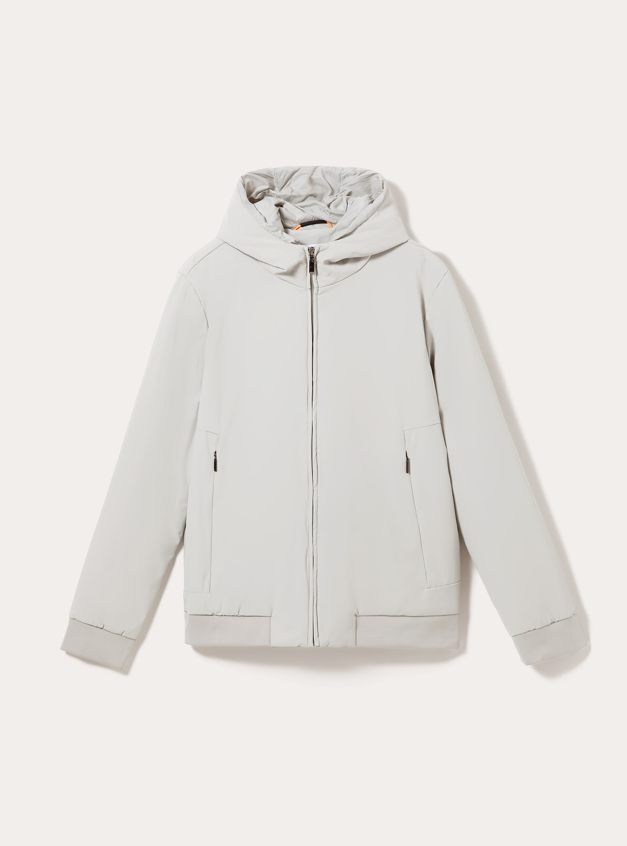 Giubbotto imbottito con cappuccio, GY3 GREY LIGHT