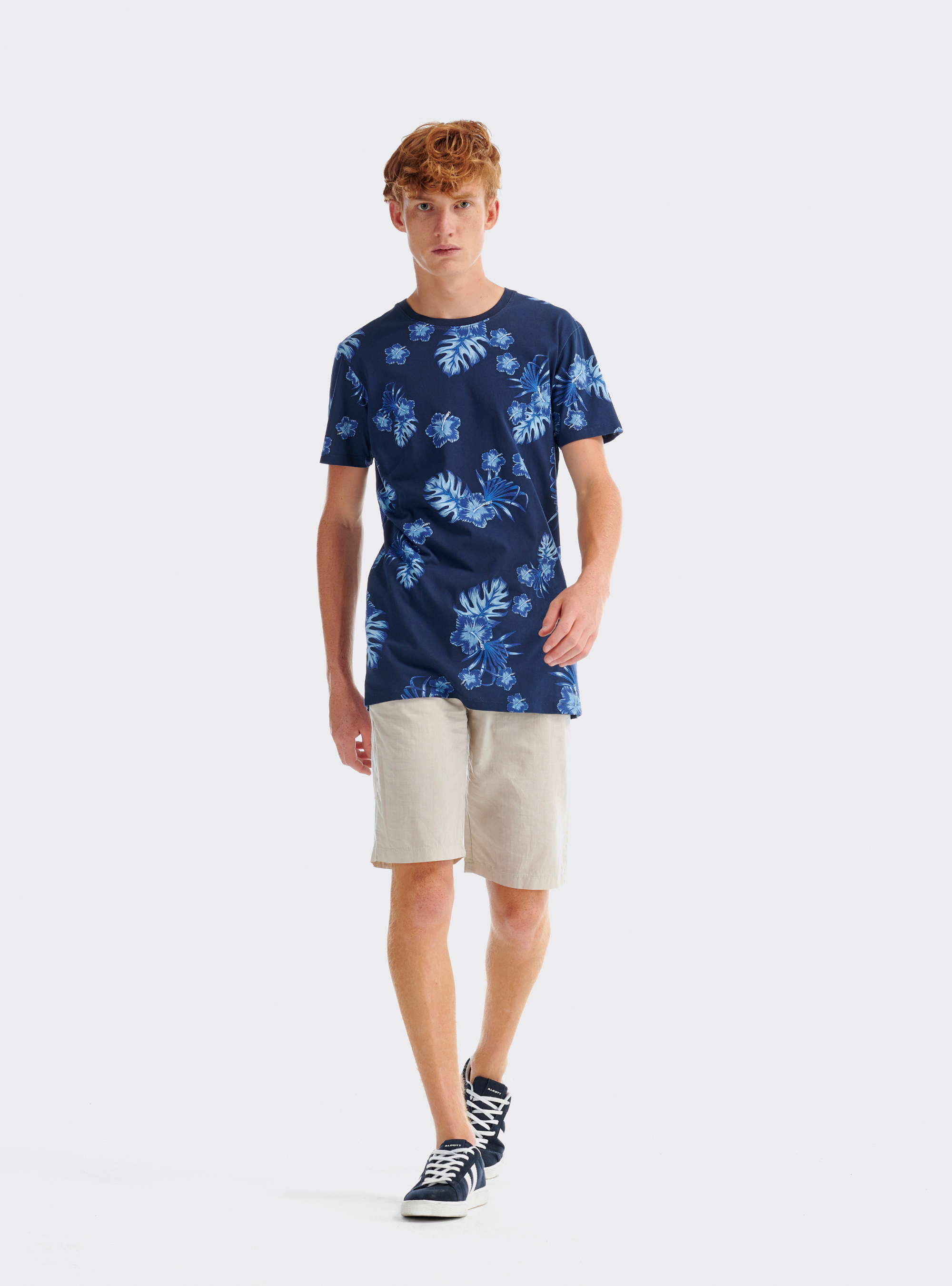 BEDRUCKTES T-SHIRT, FL FLOREAL