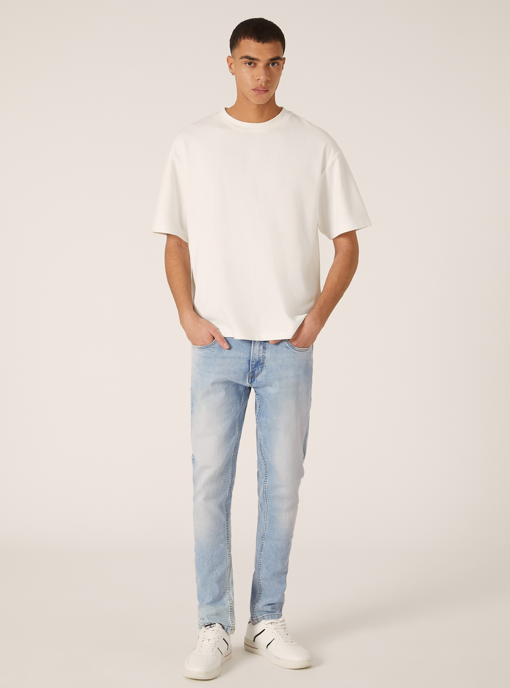 Skinny fit jeans, D006 AZURE