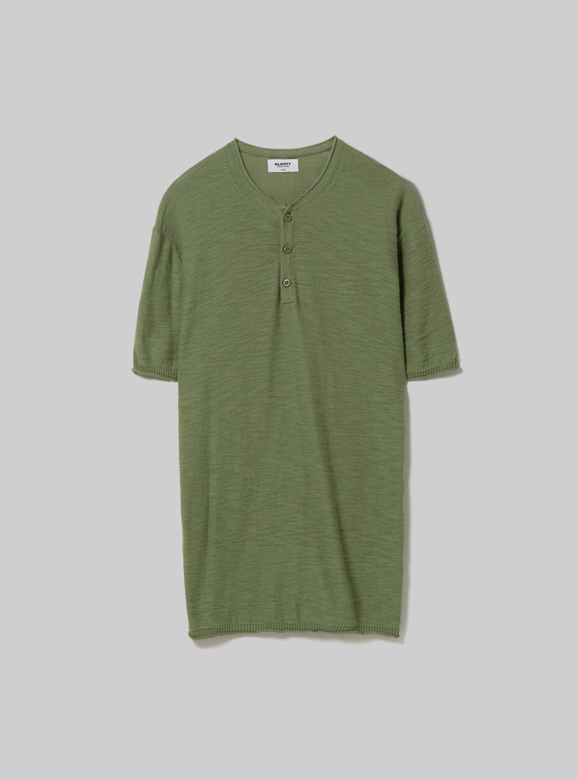 Short-sleeved serafino pullover, KY3 KAKY LIGHT