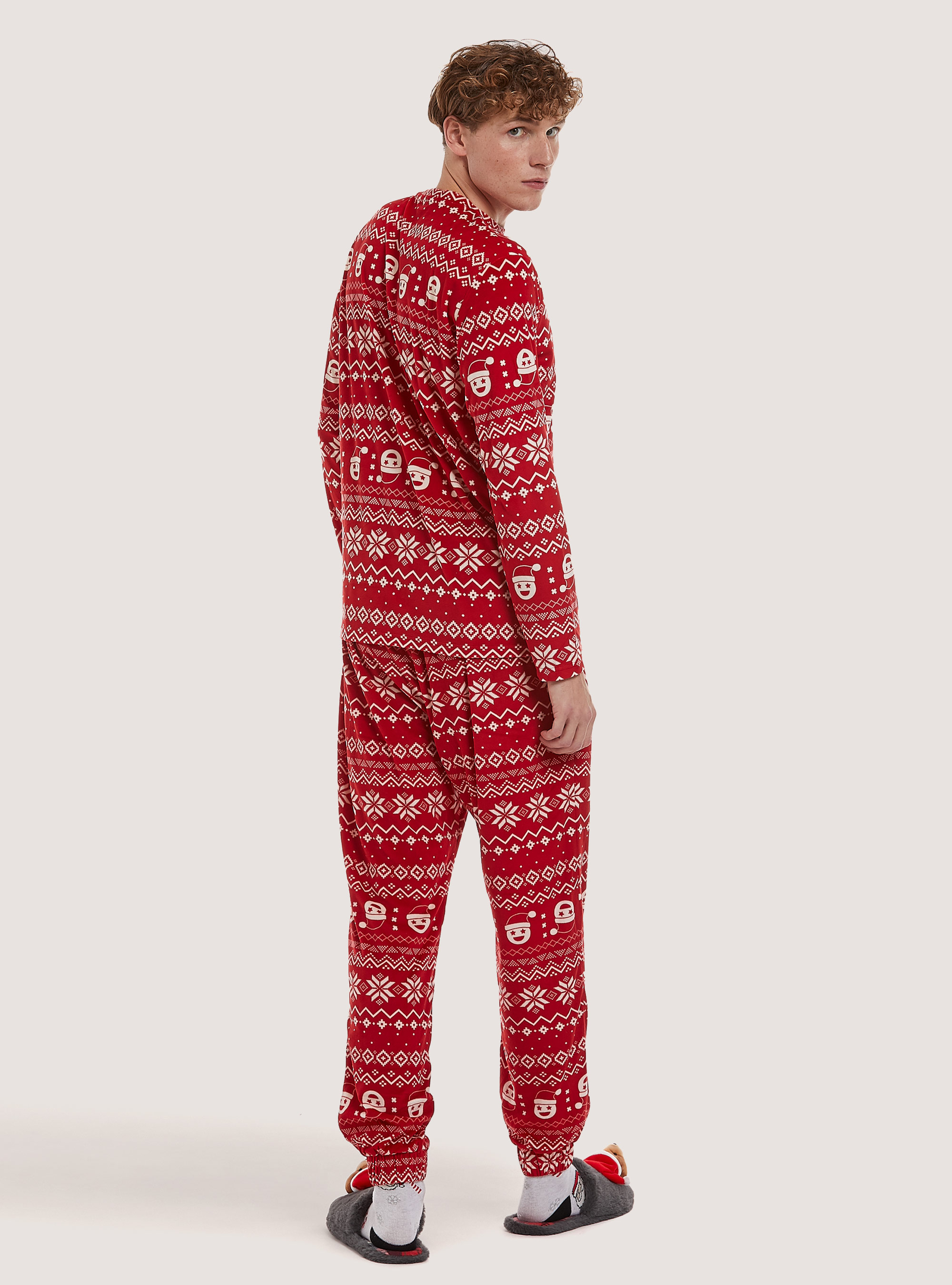 Christmas Family Collection all over pyjamas, RD2 RED MEDIUM