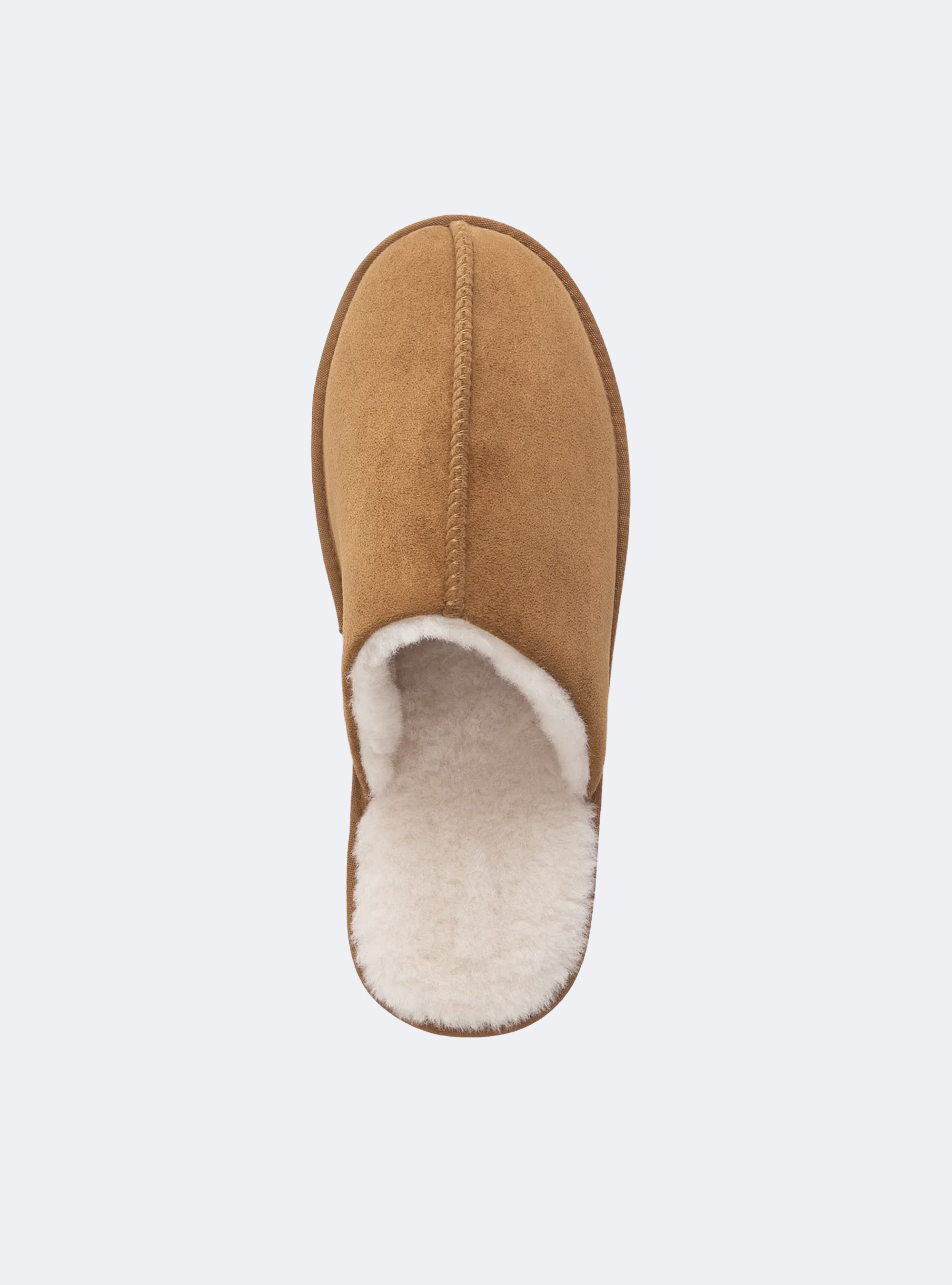 Suede-effect slippers, BG2 BEIGE MEDIUM