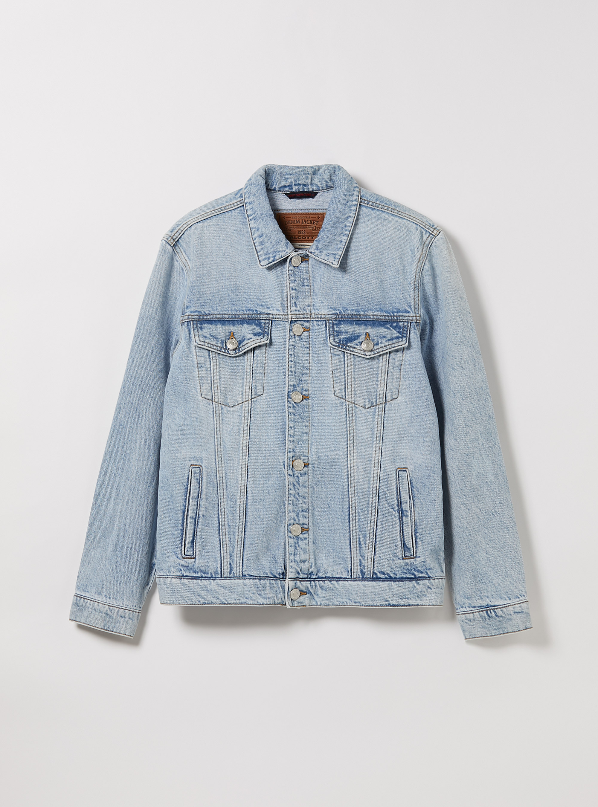 Regular fit denim jacket, D006 AZURE