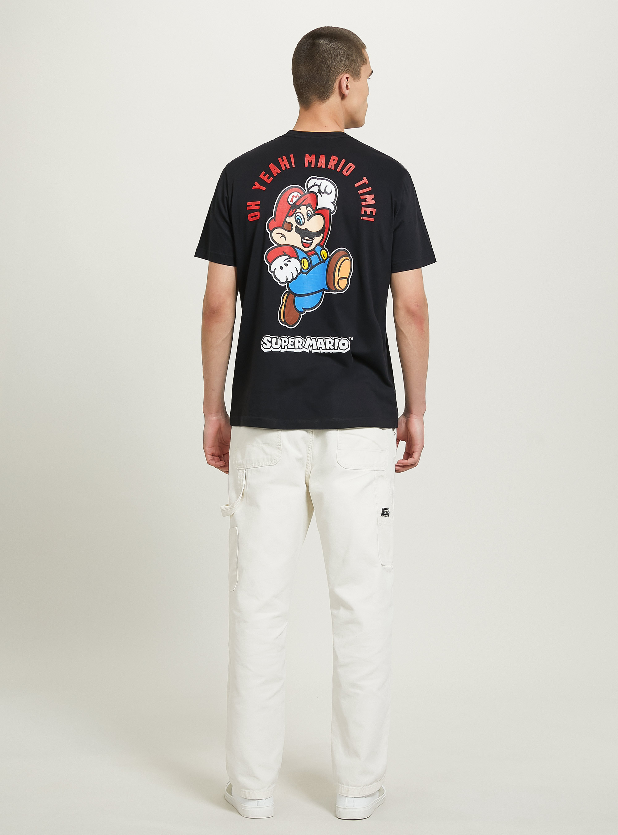 Super Mario / Alcott T-shirt, BK1 BLACK