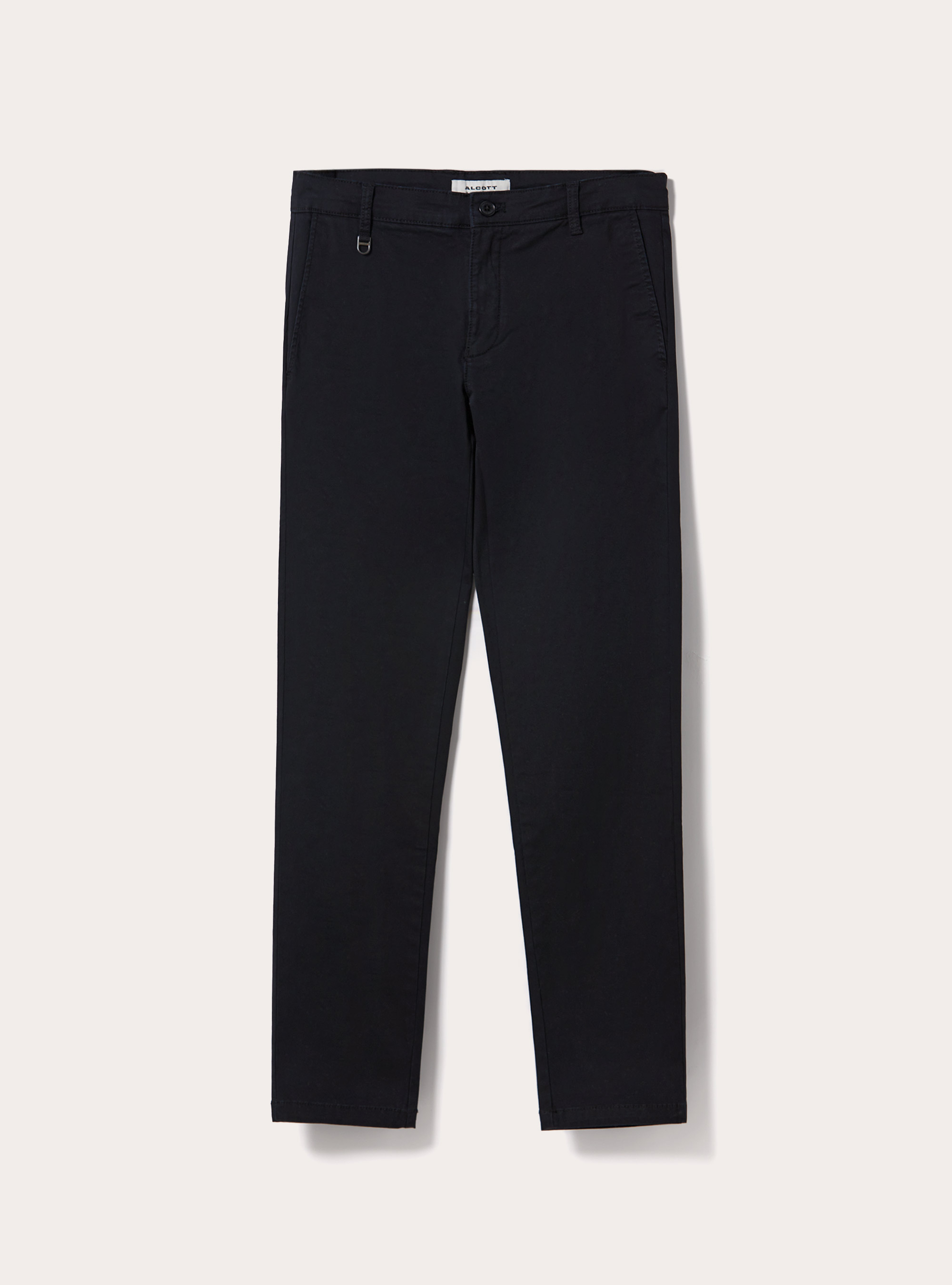 Skinny fit stretch twill chinos, BK1 BLACK