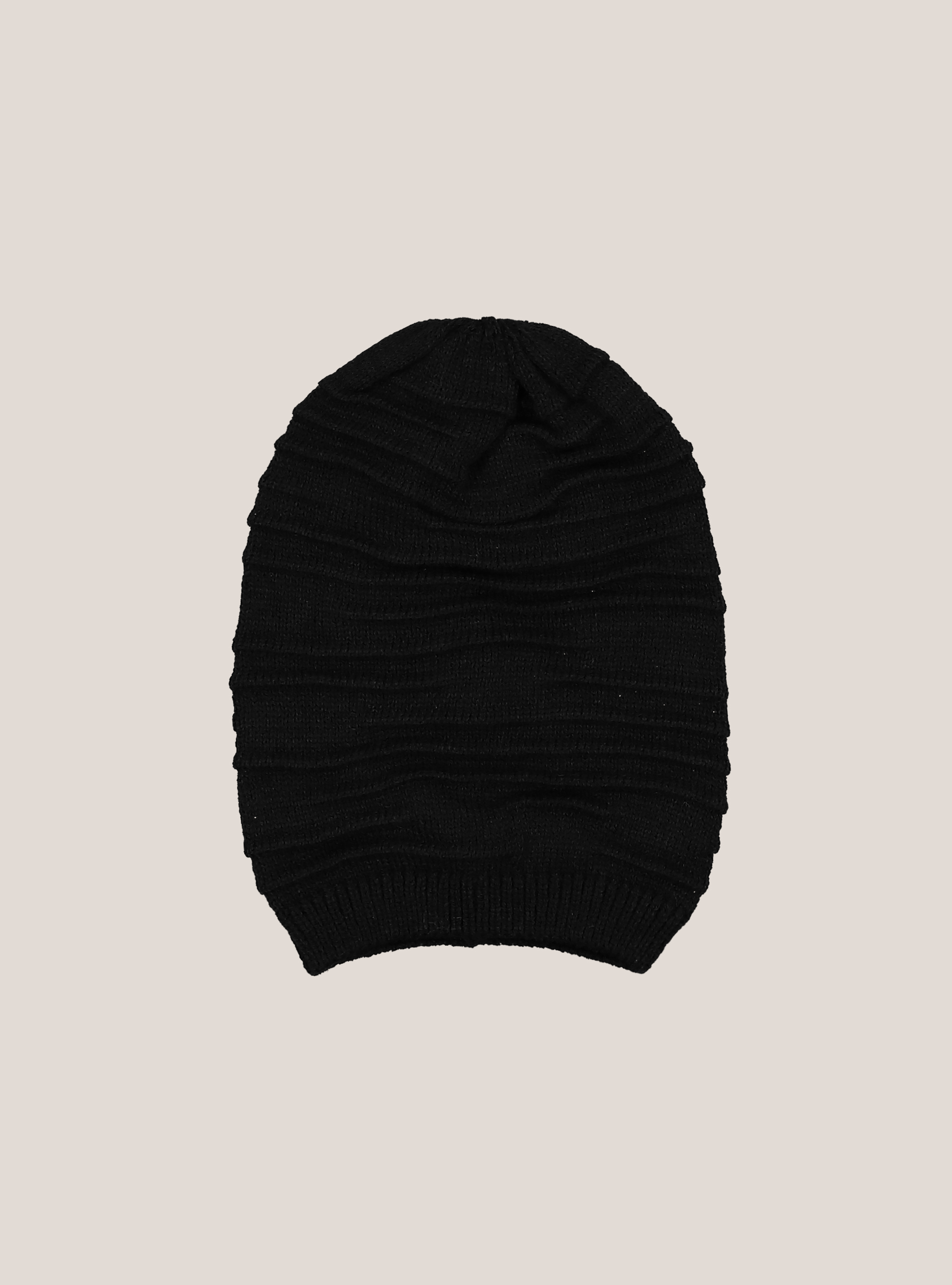 Hat with embossed details, BLACK