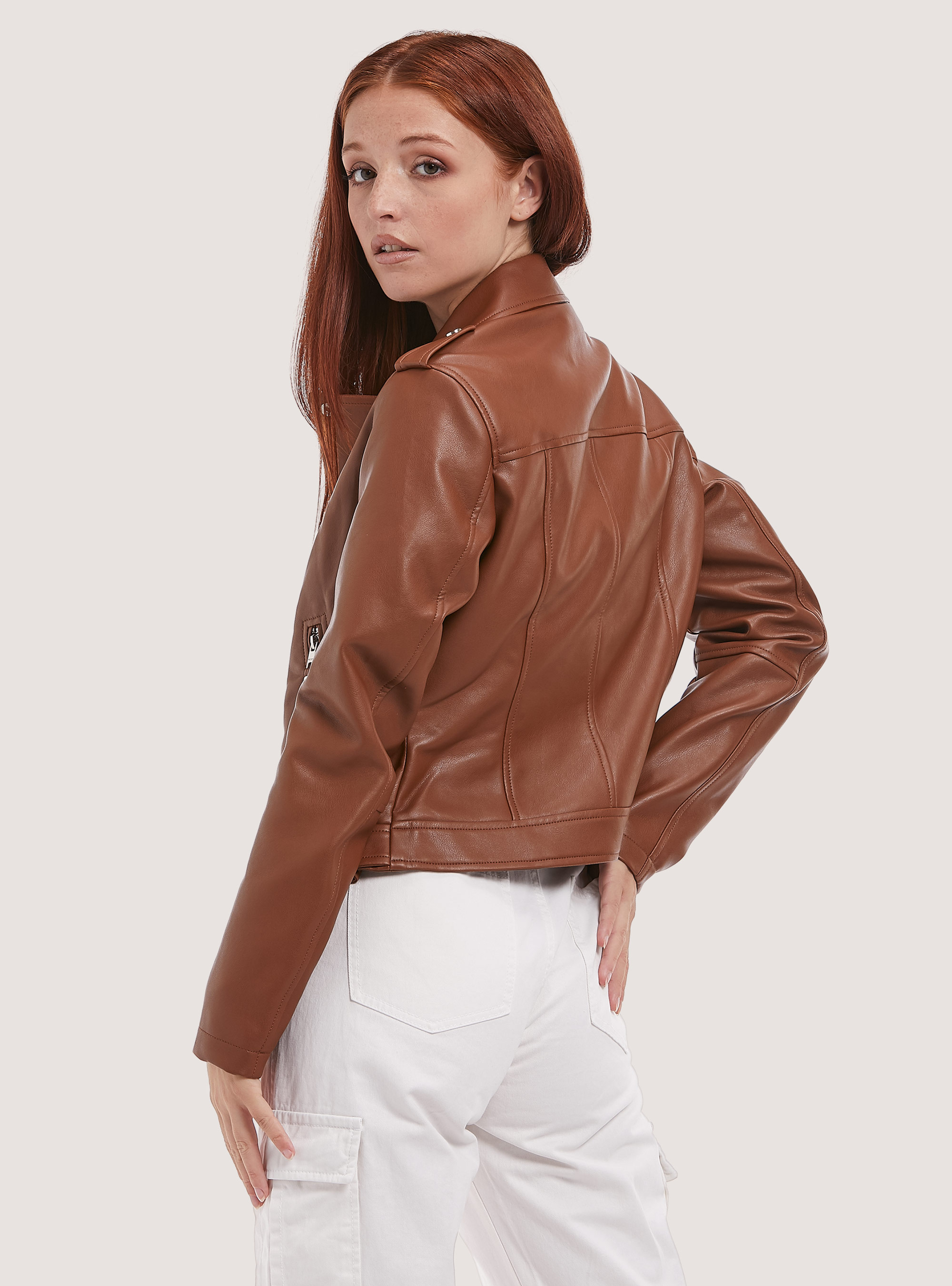 ジャケット・アウター eco leather jacket ECO LEATHER RIDERS J/K – REVIRAL'