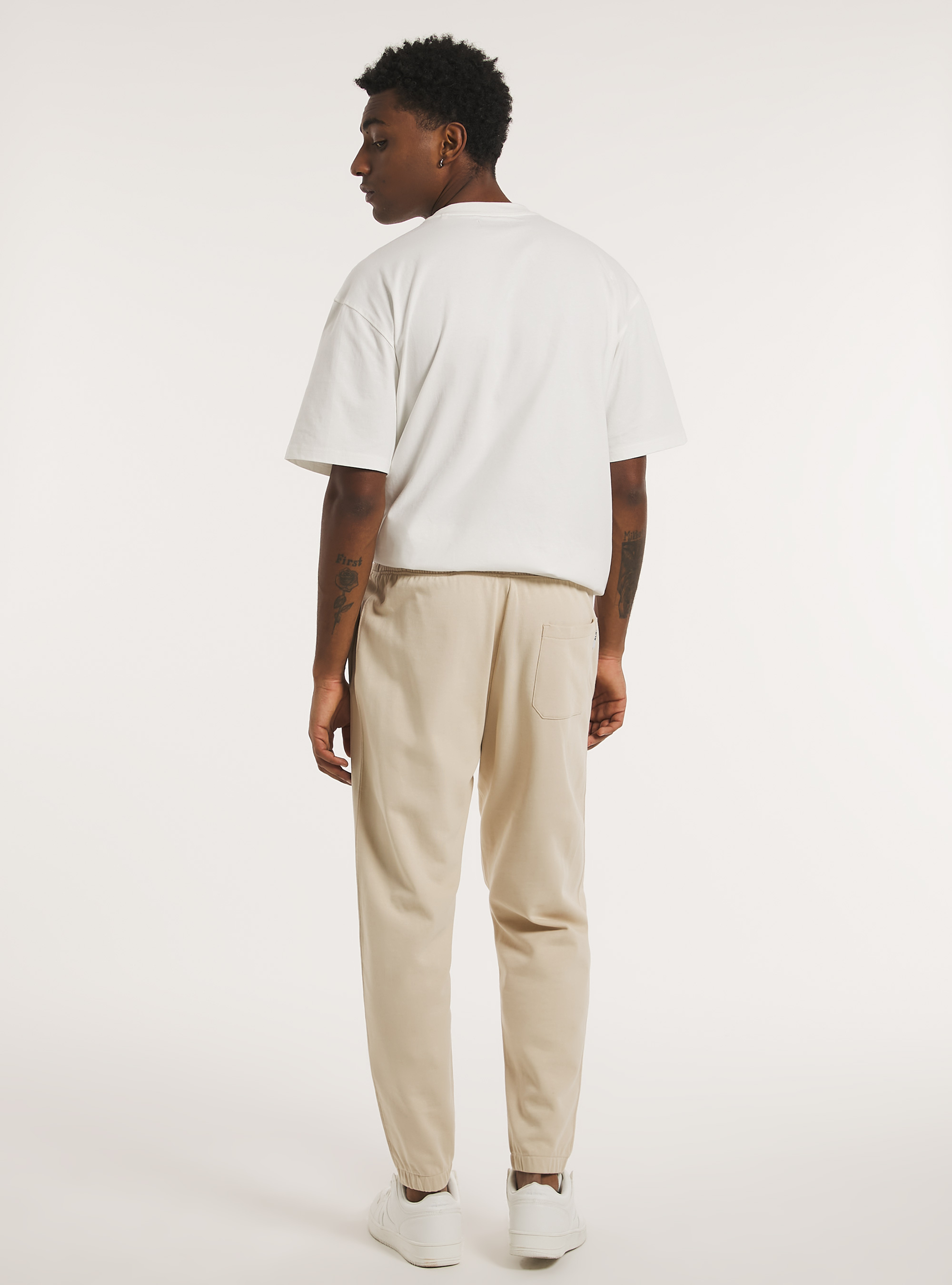 Plüsch-Joggerhose, BG3 BEIGE LIGHT