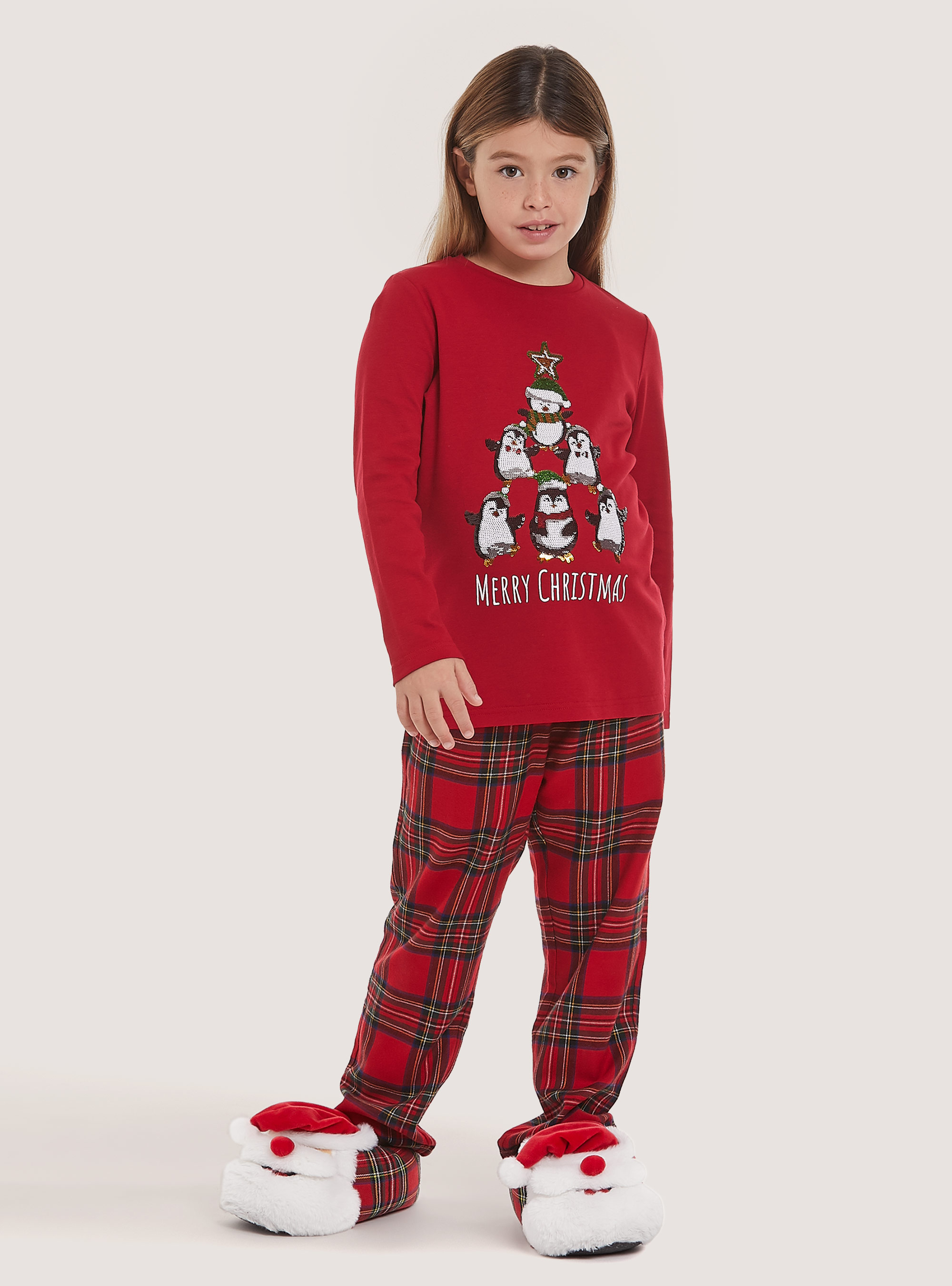 Colección familiar de pijamas de Navidad, RD2 RED MEDIUM