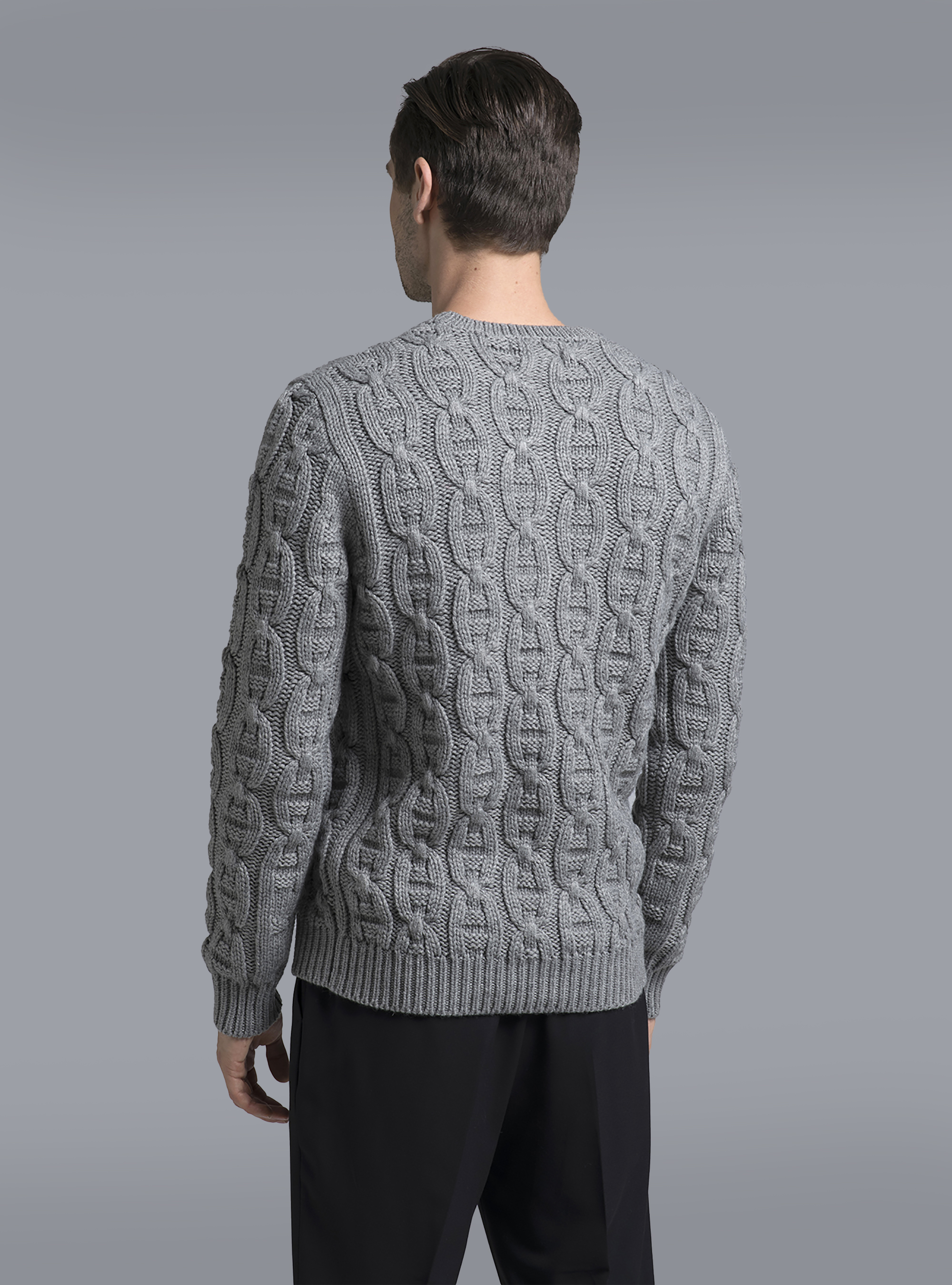 Maglia punto a catena, GREY