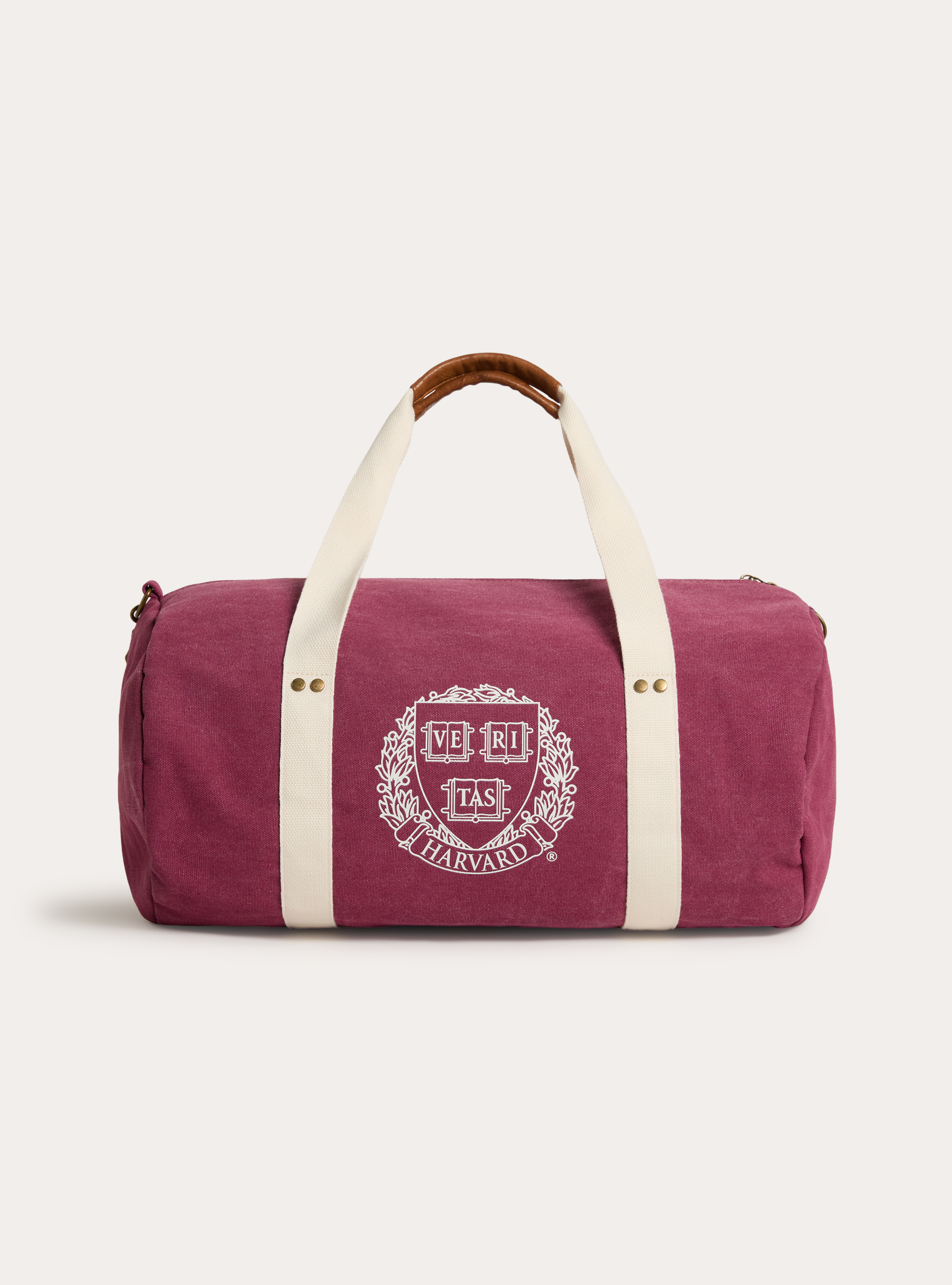 Sac de voyage en toile avec imprime Harvard / Alcott, BO1 BORDEAUX DARK