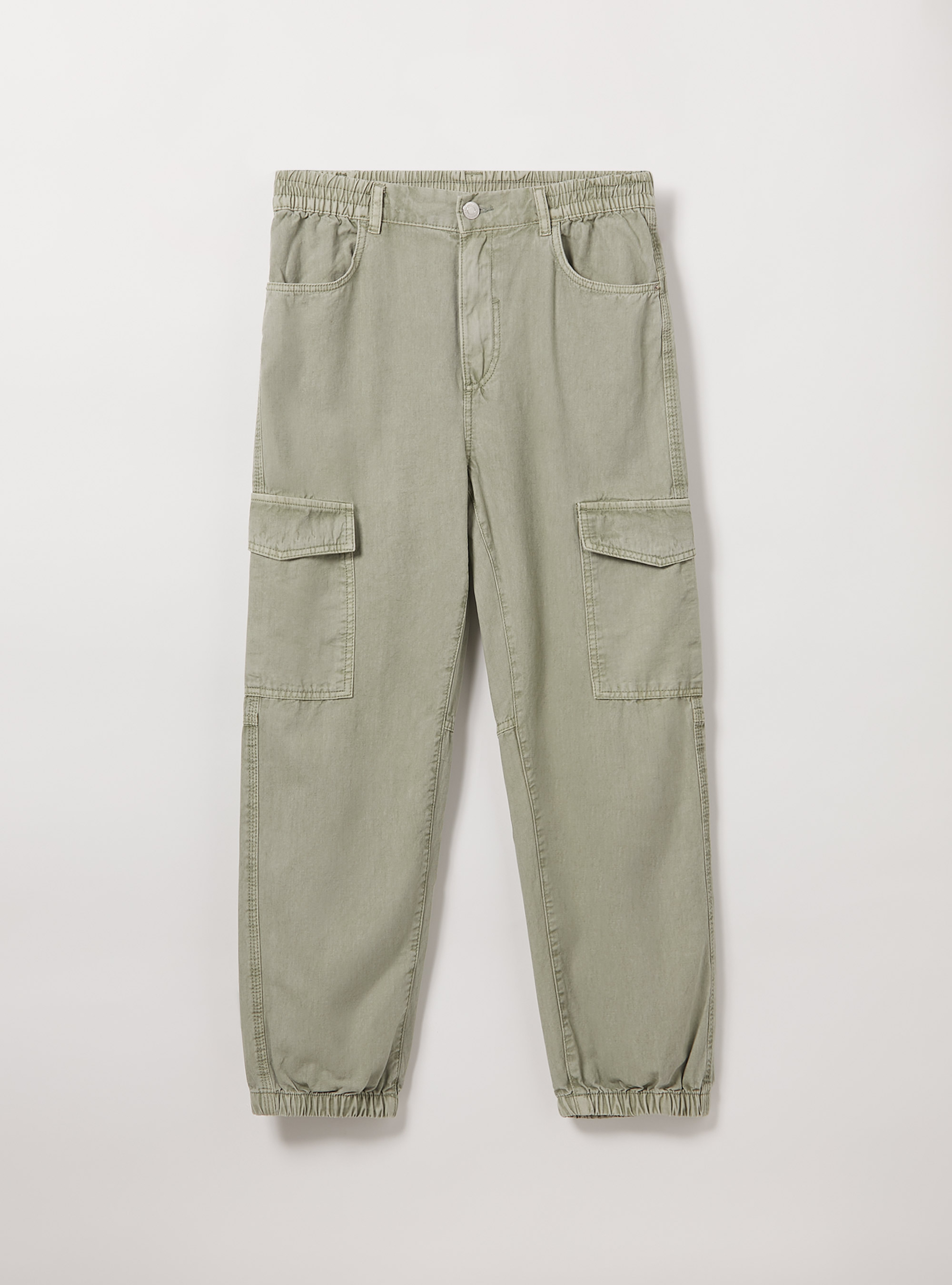 Cargo jogger trousers, KY2 KAKY MEDIUM