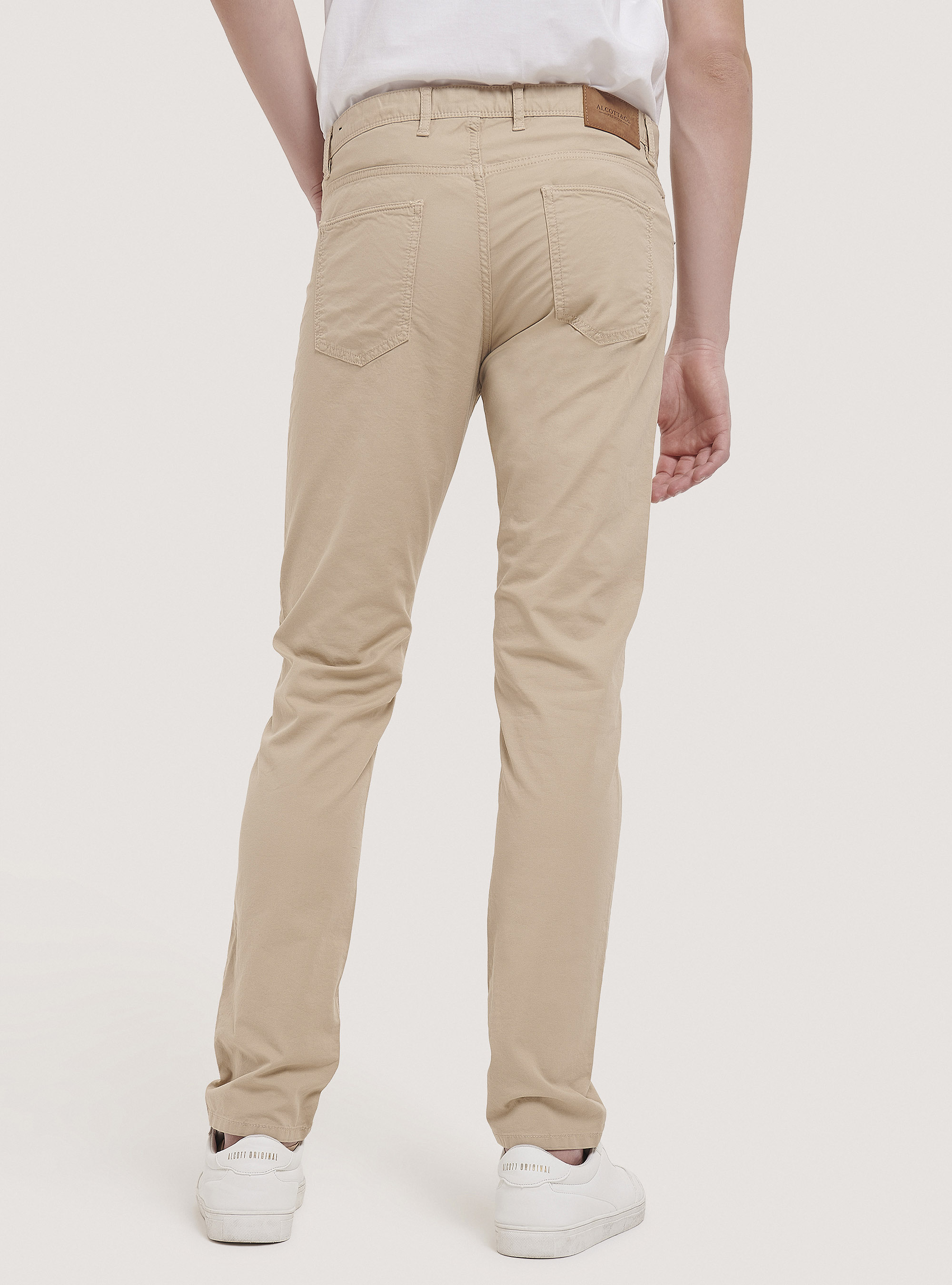 Pantalone in misto cotone slim fit | Alcott | Pantaloni Uomo