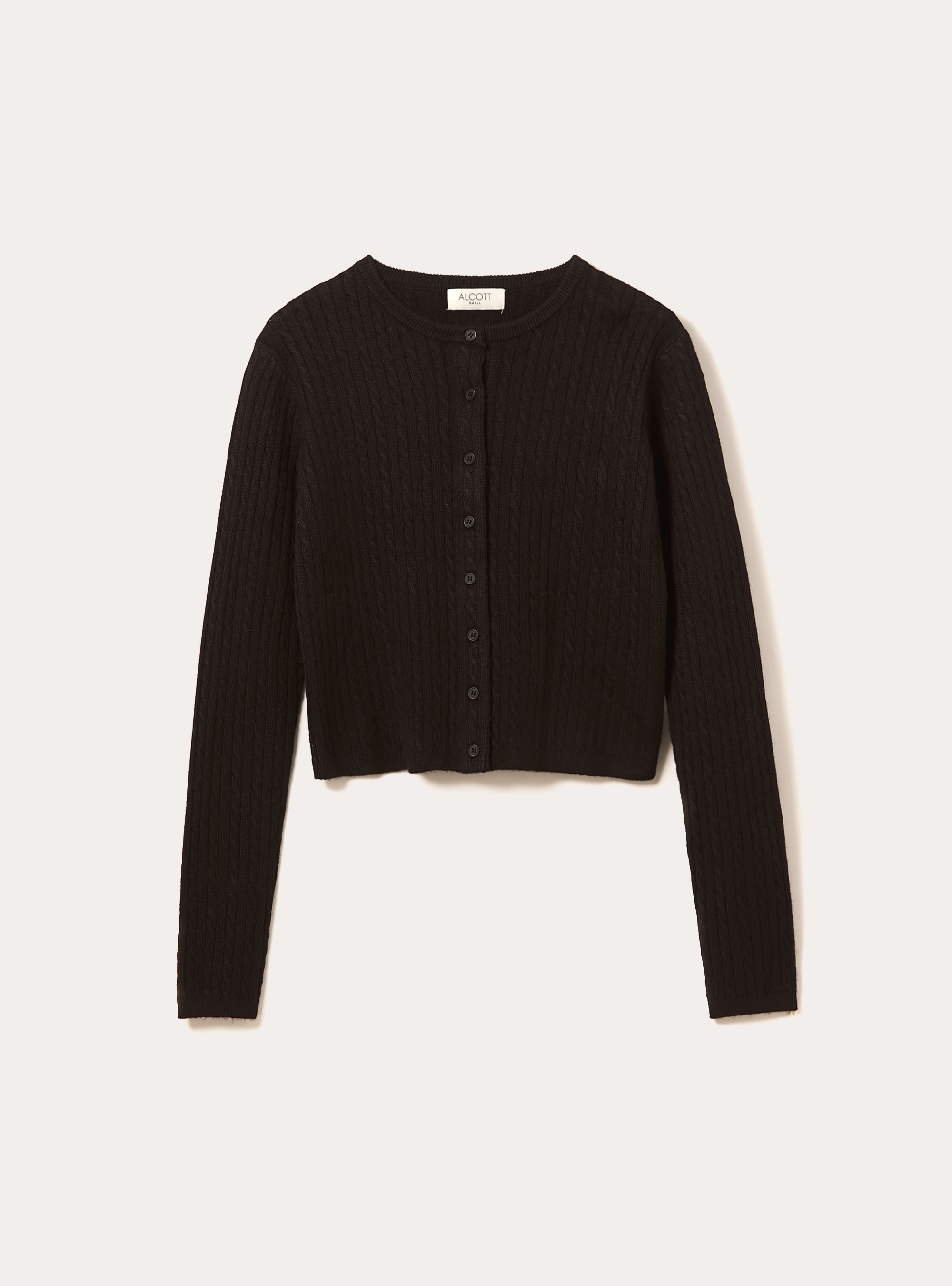 Cardigan trecce, BK1 BLACK