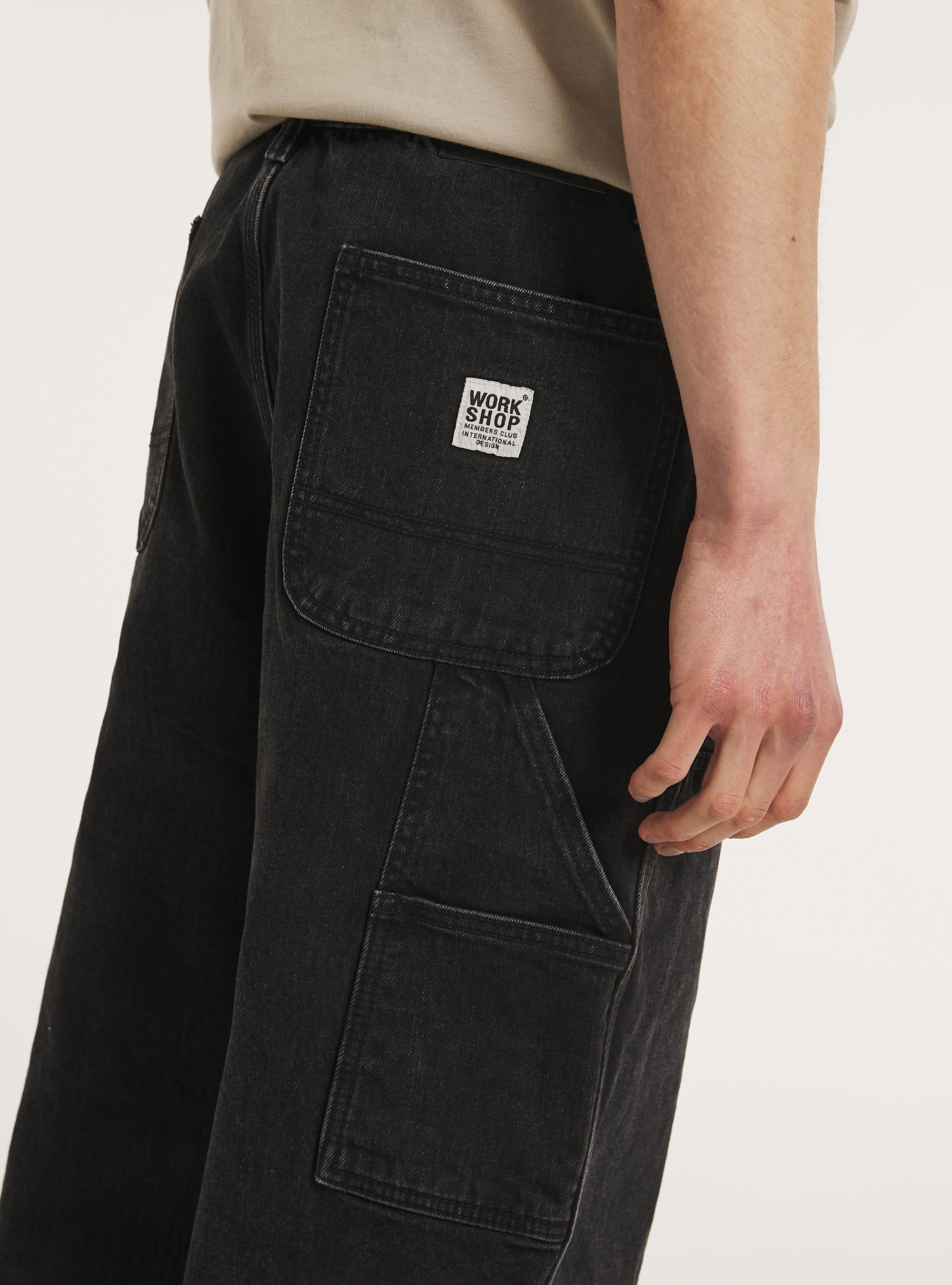 Carpenter comfort fit jeans, D000 BLACK