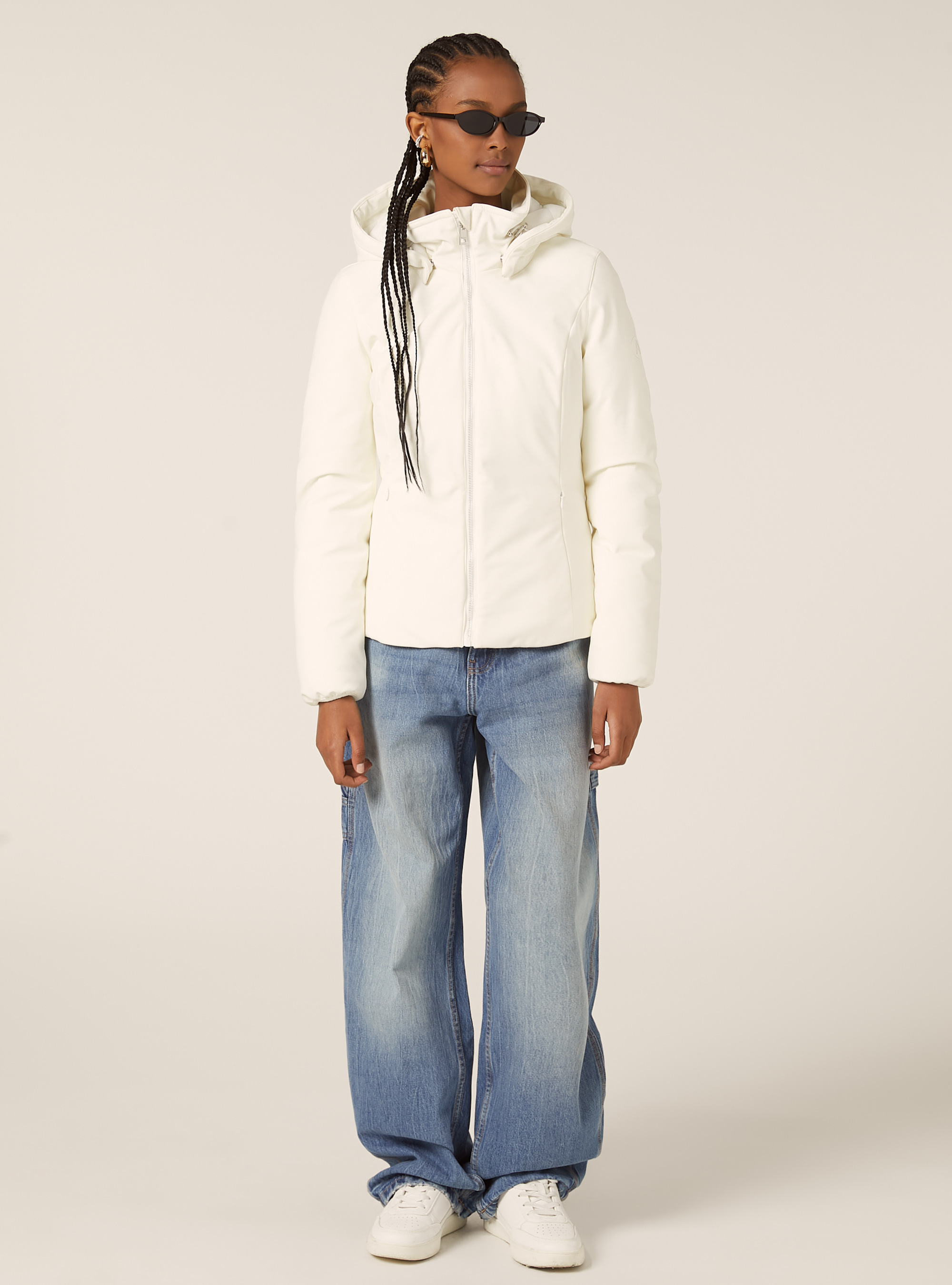 Giubbotto tecnico con cappuccio, WH2 WHITE