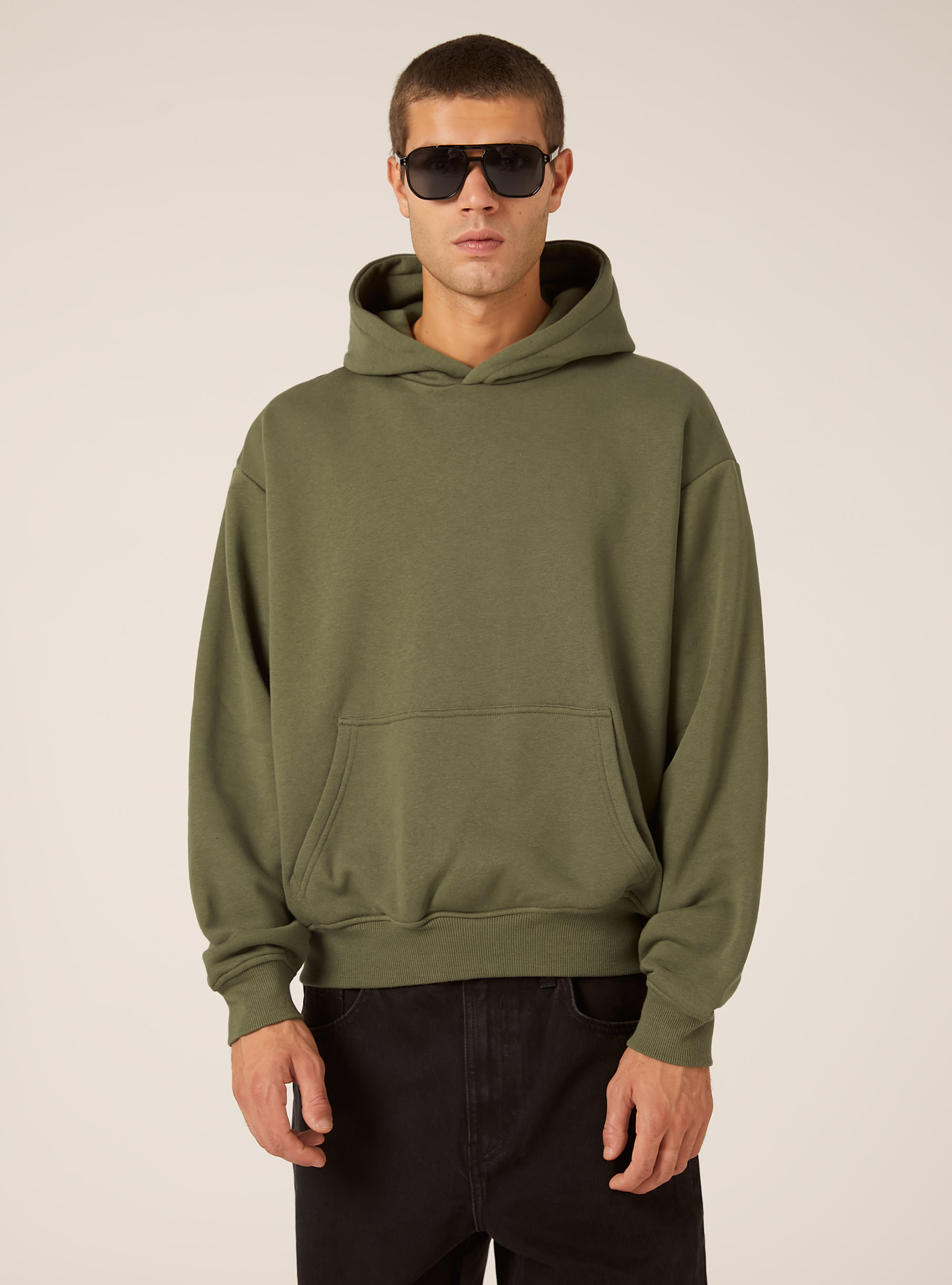 Boxy fit hoodie, KY2 KAKY MEDIUM