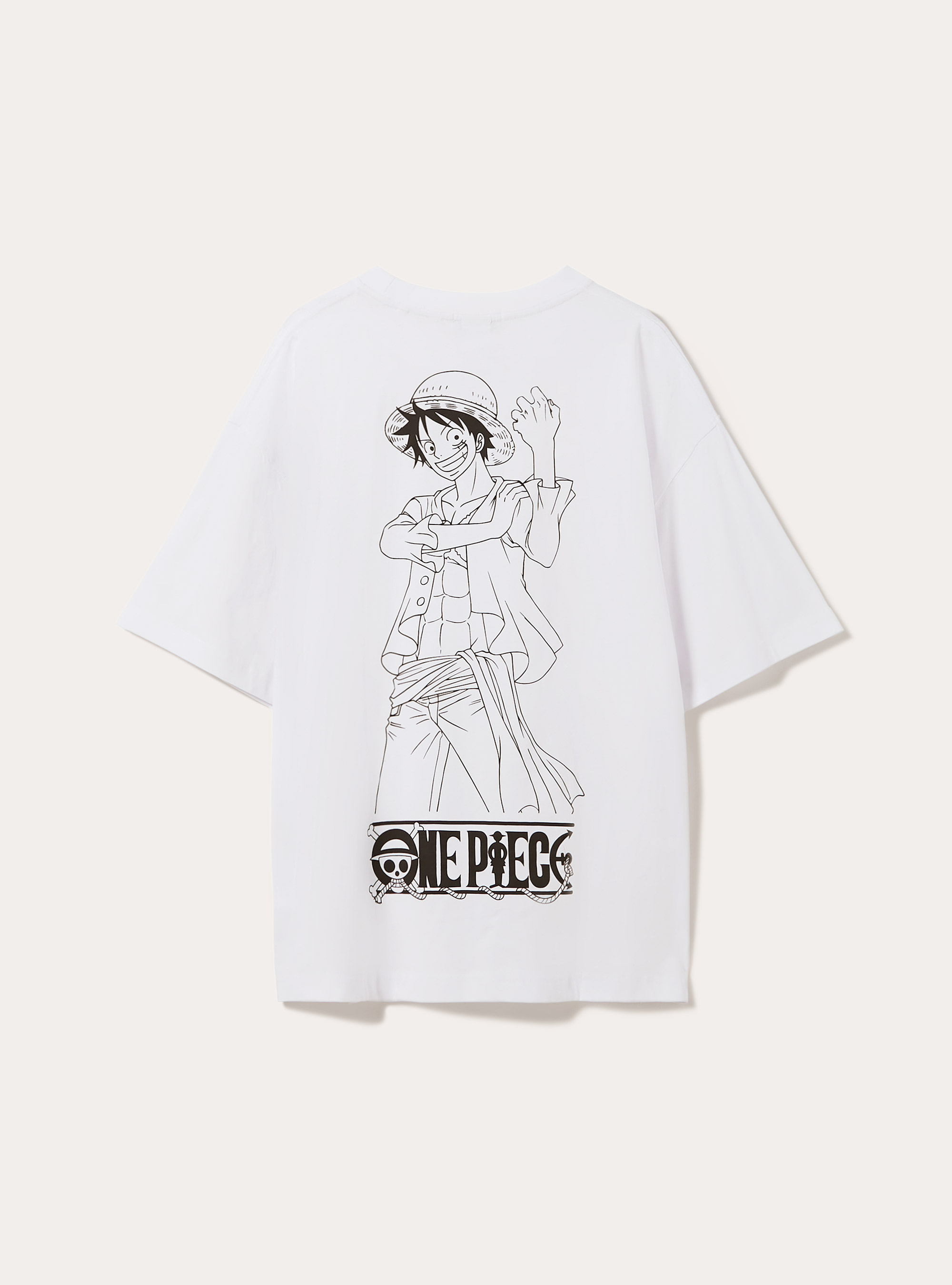 Maglietta boxy fit One Piece / Alcott, WH3 WHITE