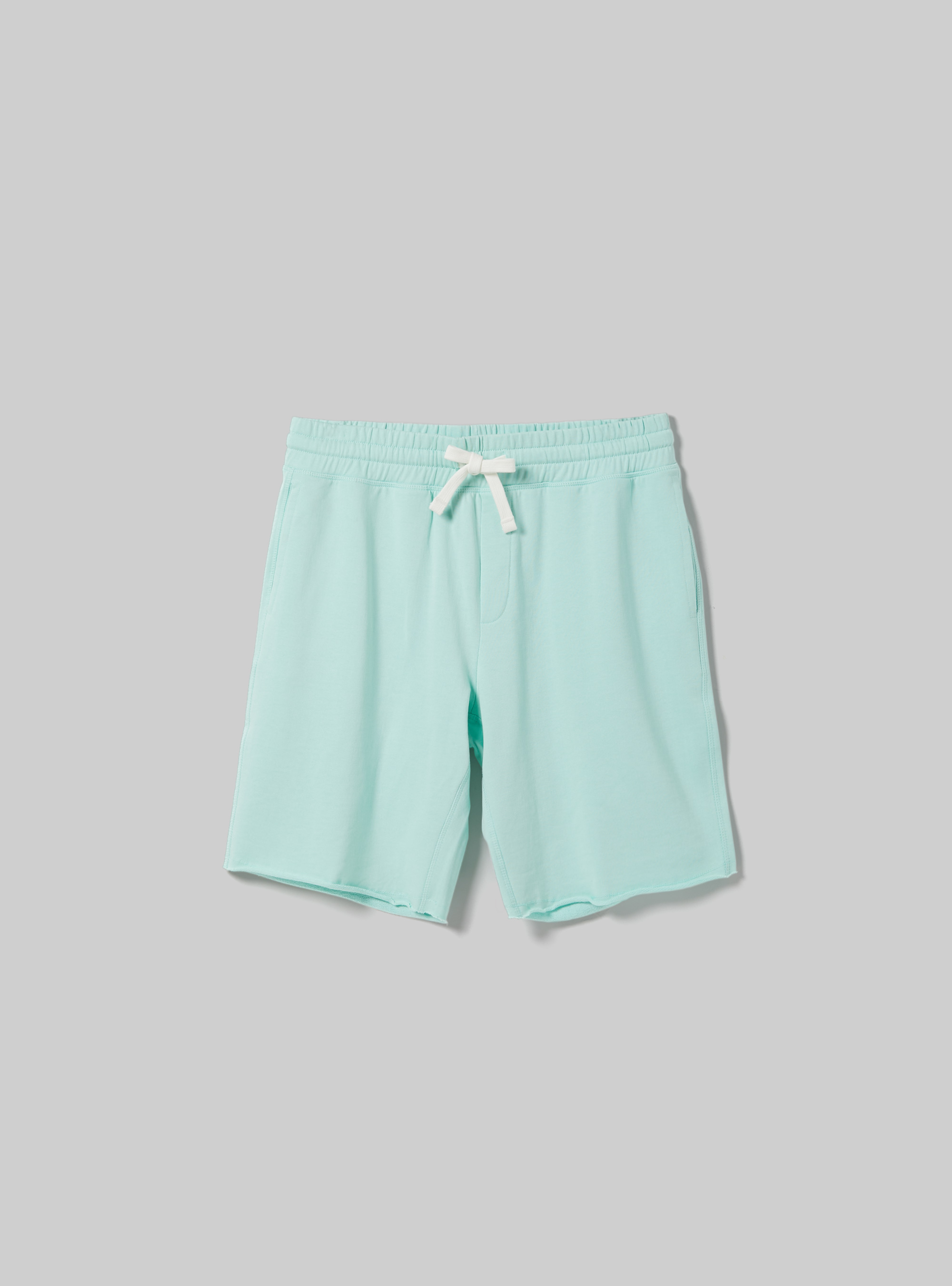 Cotton jogger bermuda shorts, GN3 GREEN LIGHT