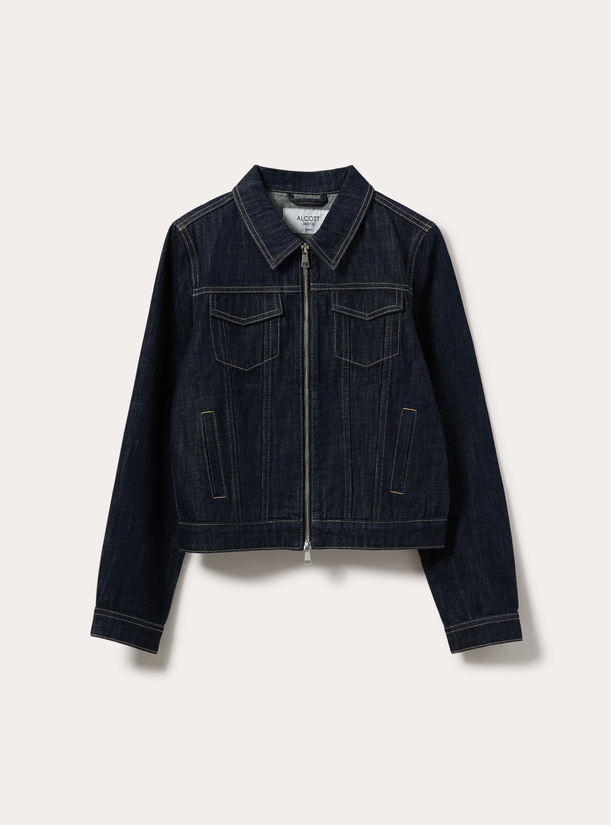 Giubbotto in denim, D001 DEEP BLUE