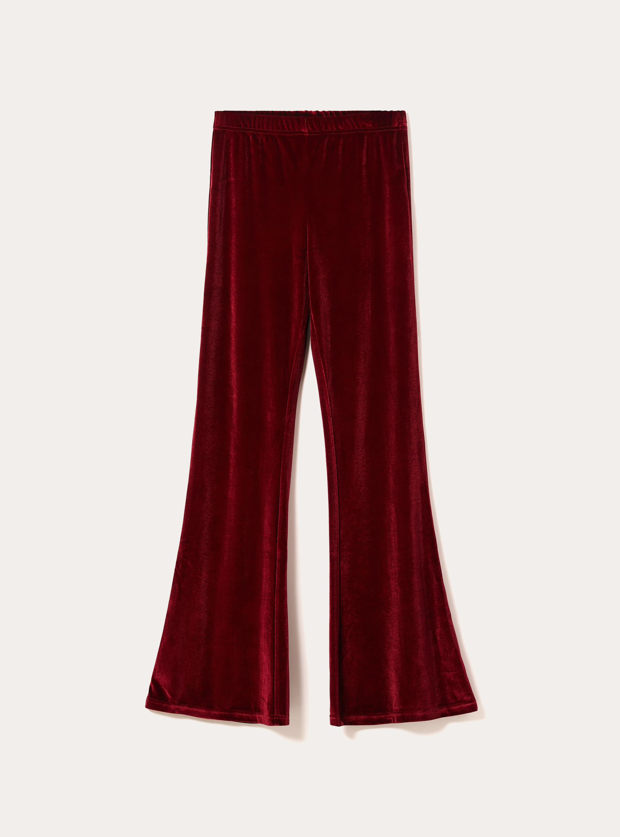 Pantaloni flare in velluto, RD2 RED MEDIUM