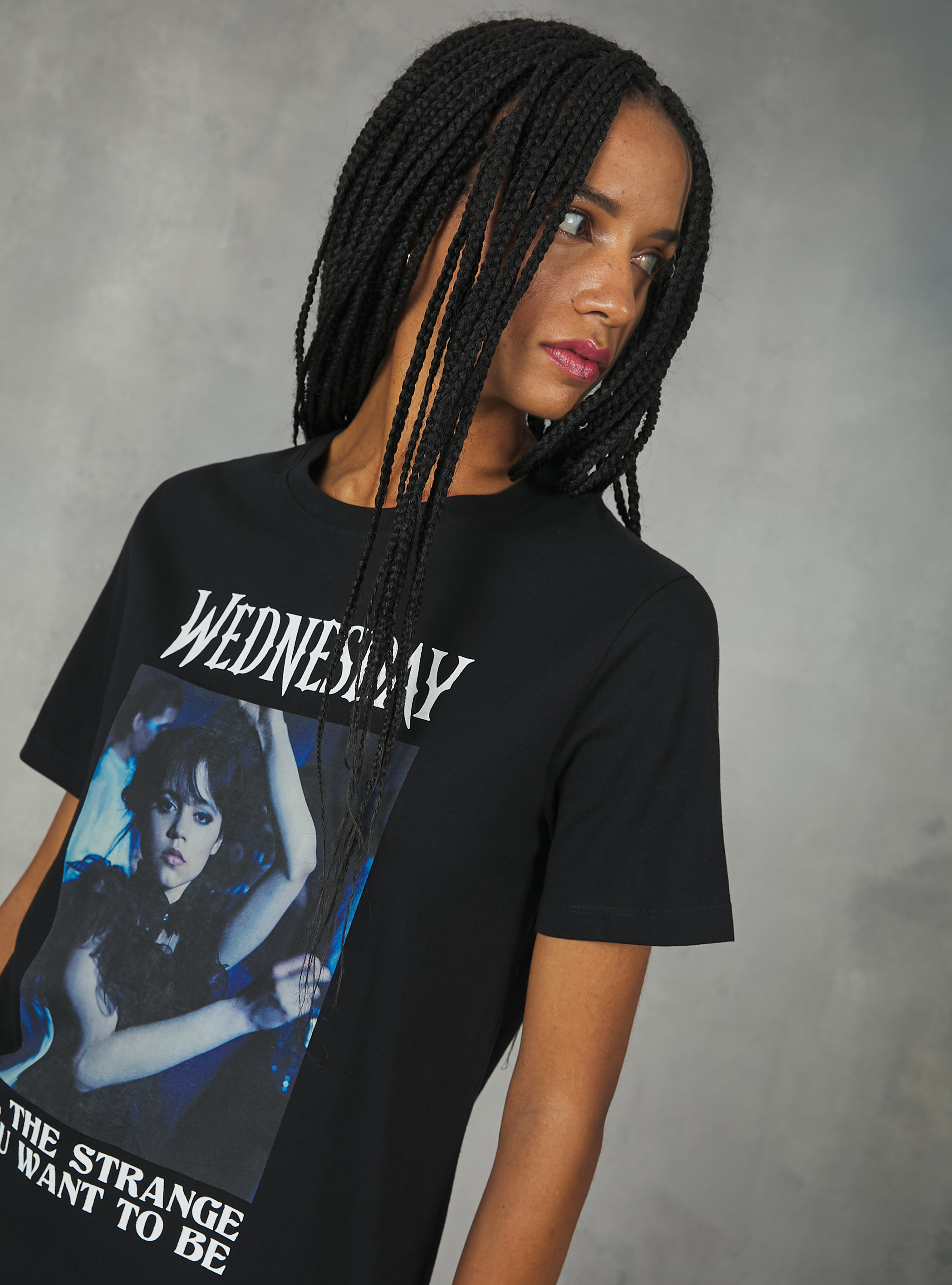 Maglietta Wednesday / Alcott, BK1 BLACK