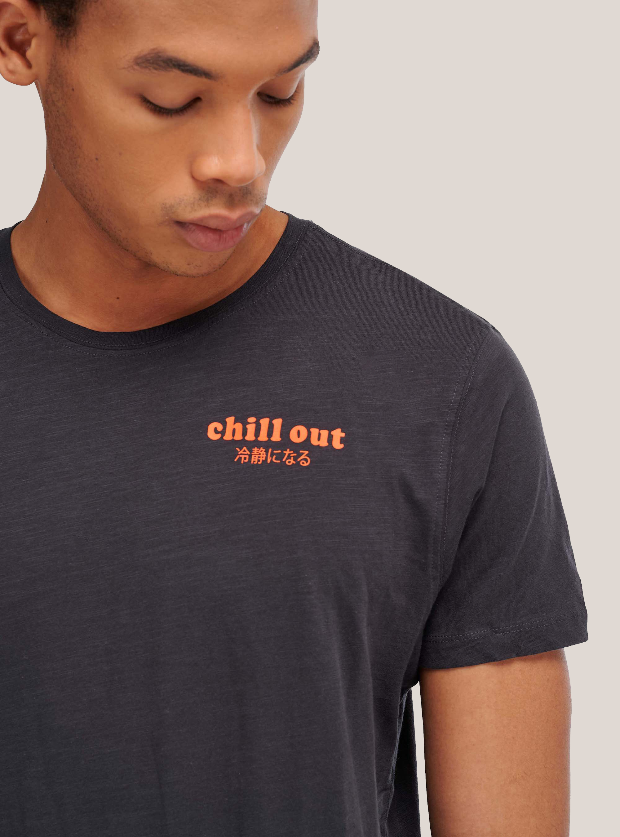 Essential oversize fit t-shirt, BLACK