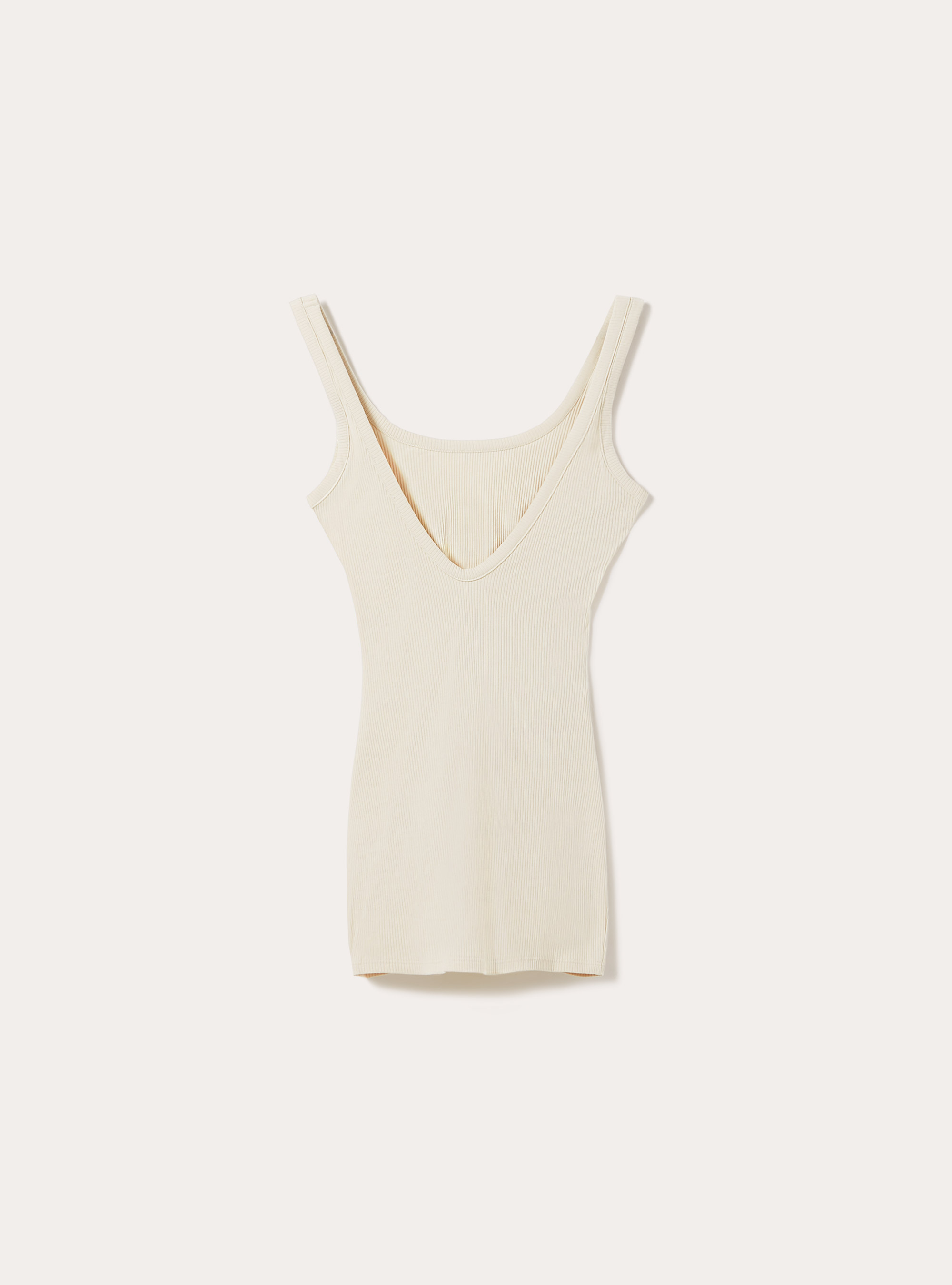 Robe basique en cotes, CR2 CREAM MEDIUM