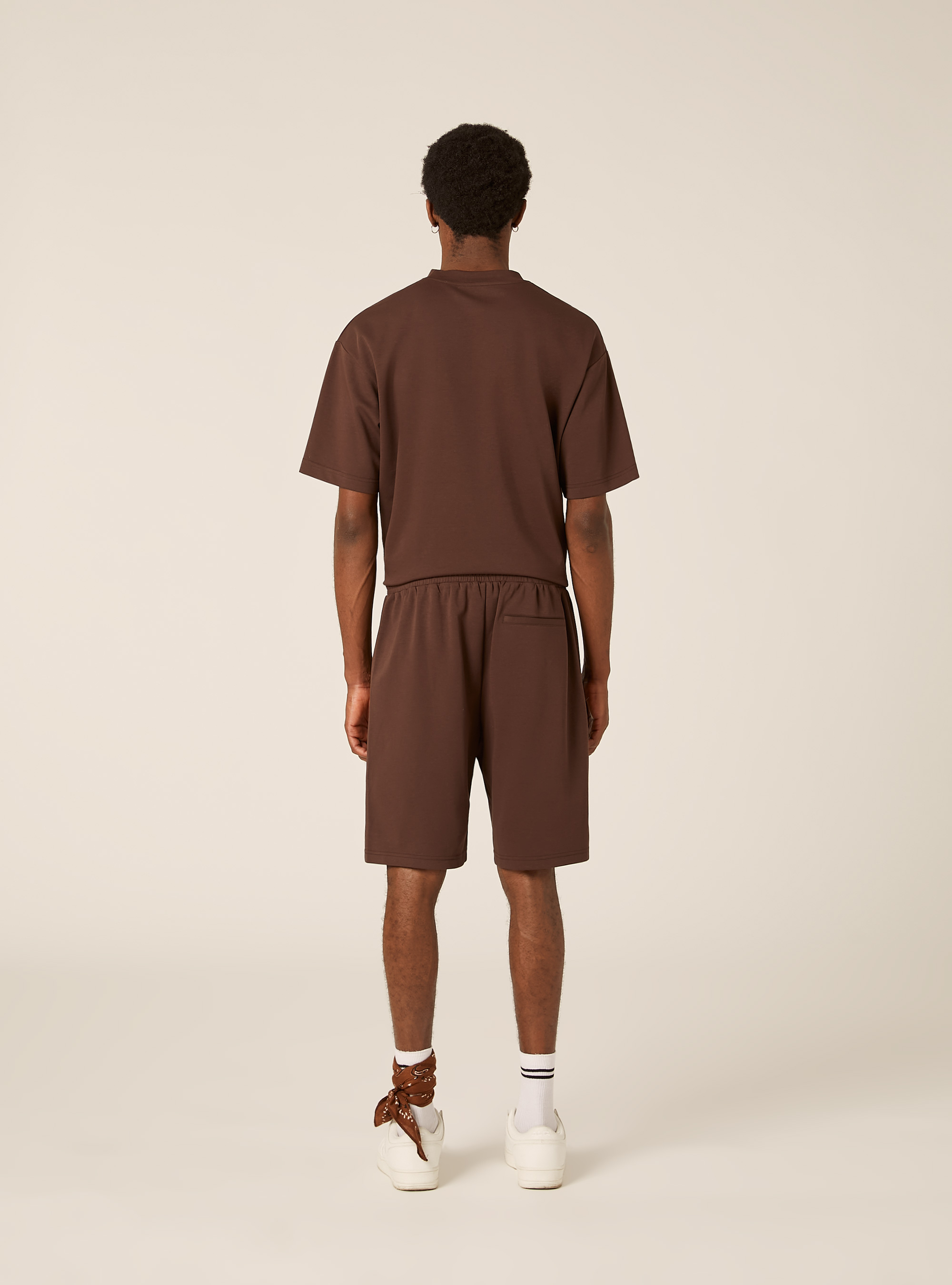 AIRes jersey Bermuda shorts, BR1 BROWN DARK