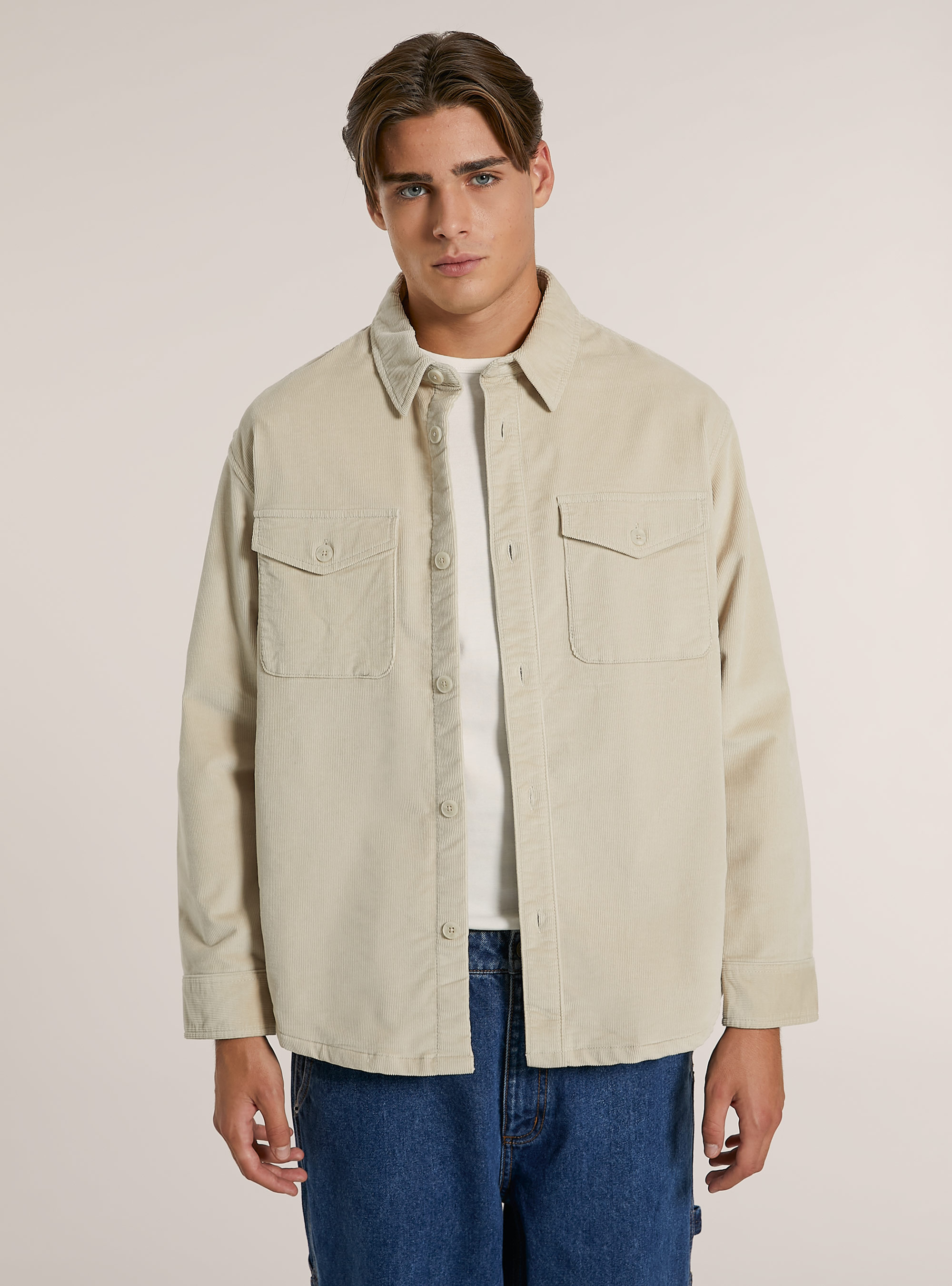 Chemise en velours cotelé, WH1 OFF WHITE