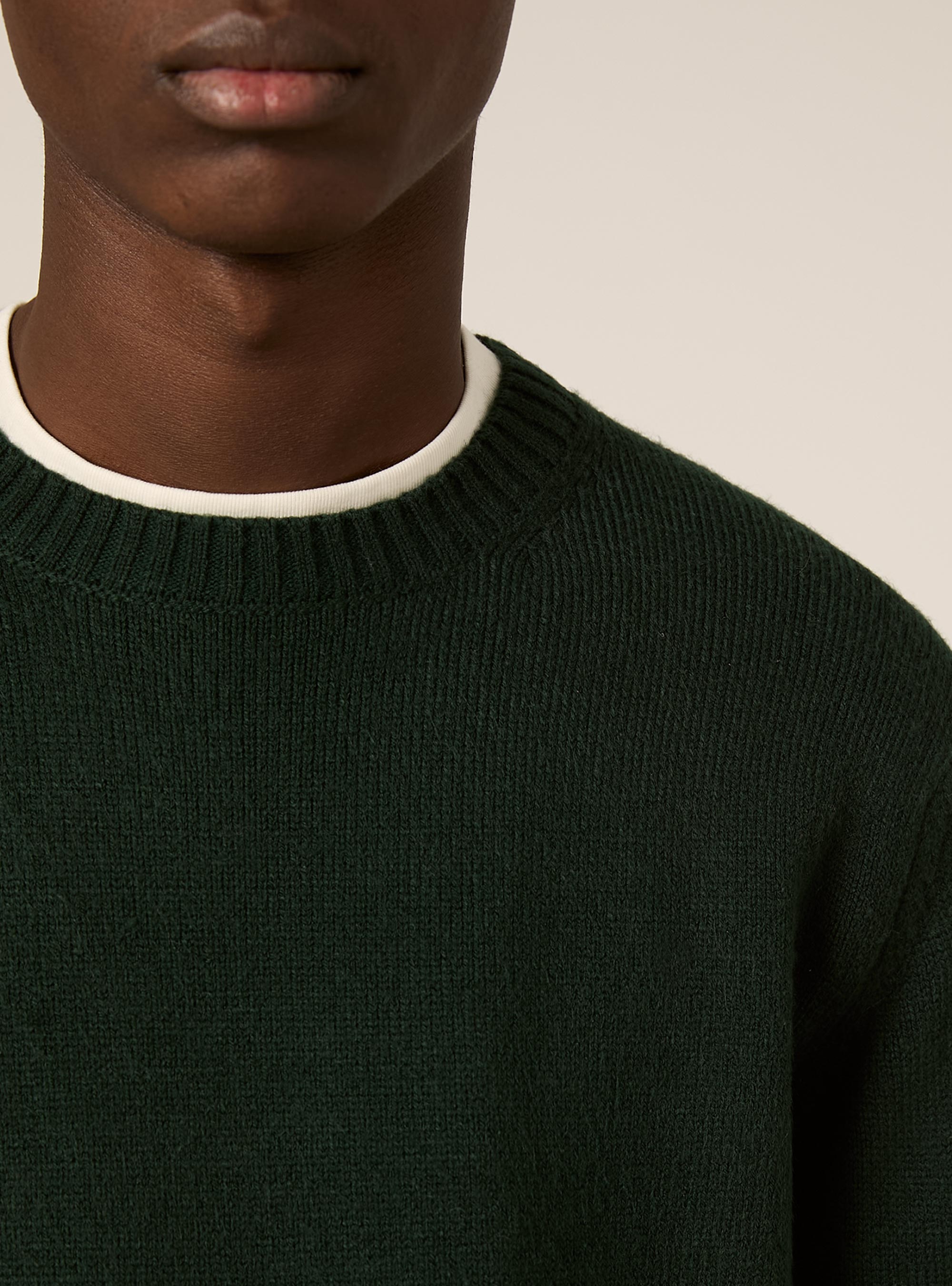 Maglione girocollo, GN1 GREEN DARK