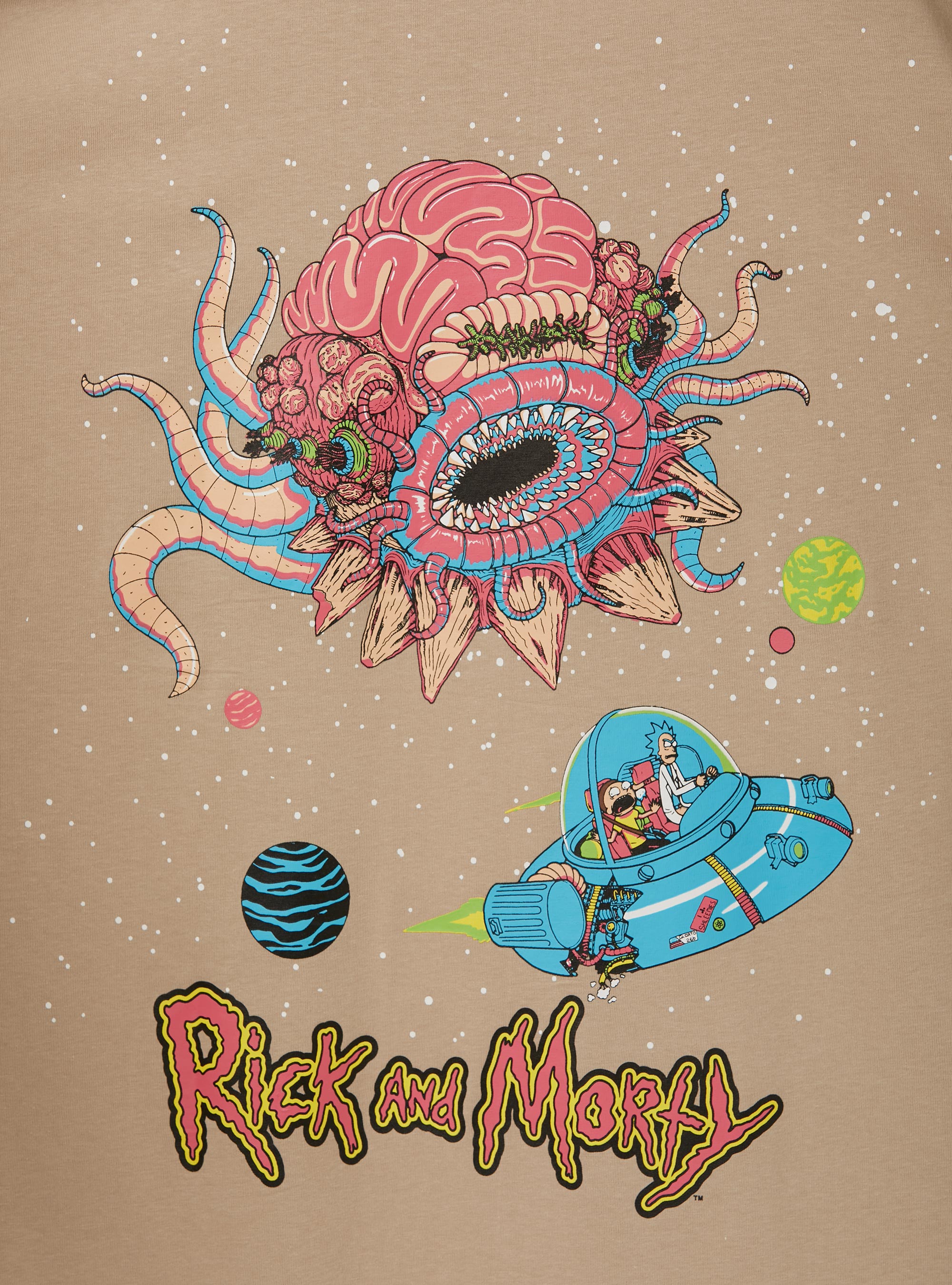 Rick and Morty x Alcott T-shirt, BG2 BEIGE MEDIUM