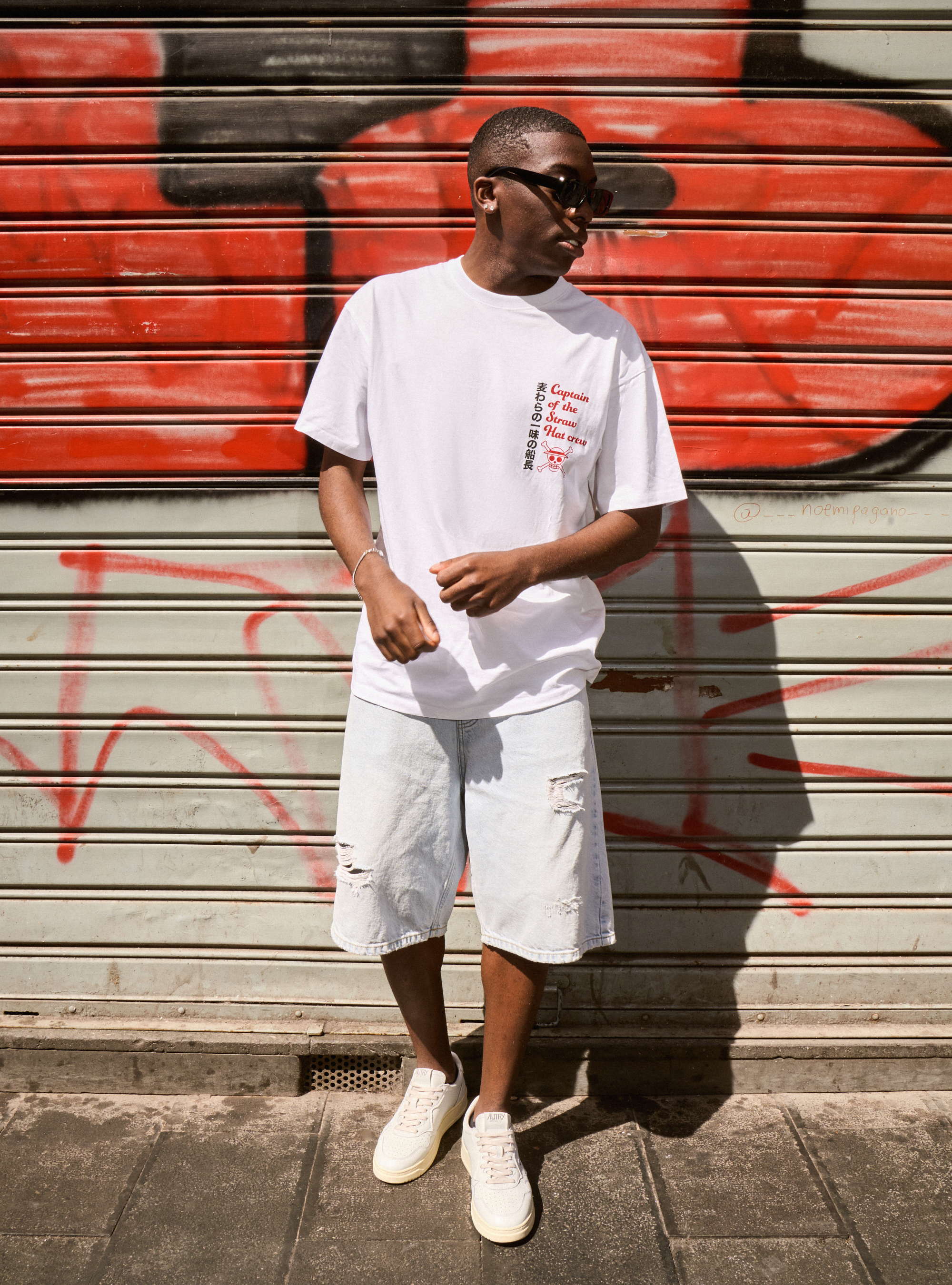 One Piece / Alcott oversize t-shirt, WH3 WHITE