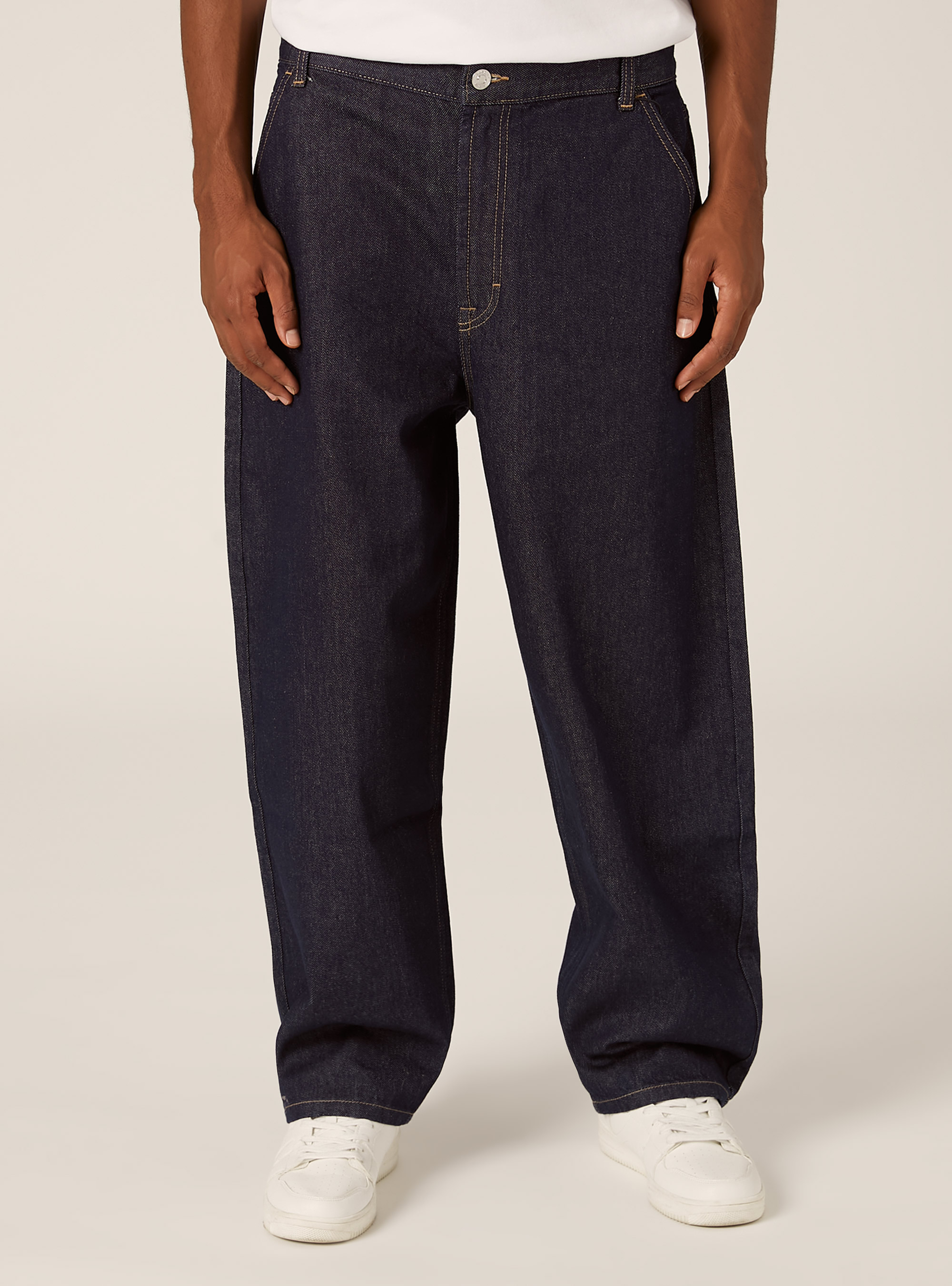 Jeans skater coupe ample, D001 DEEP BLUE