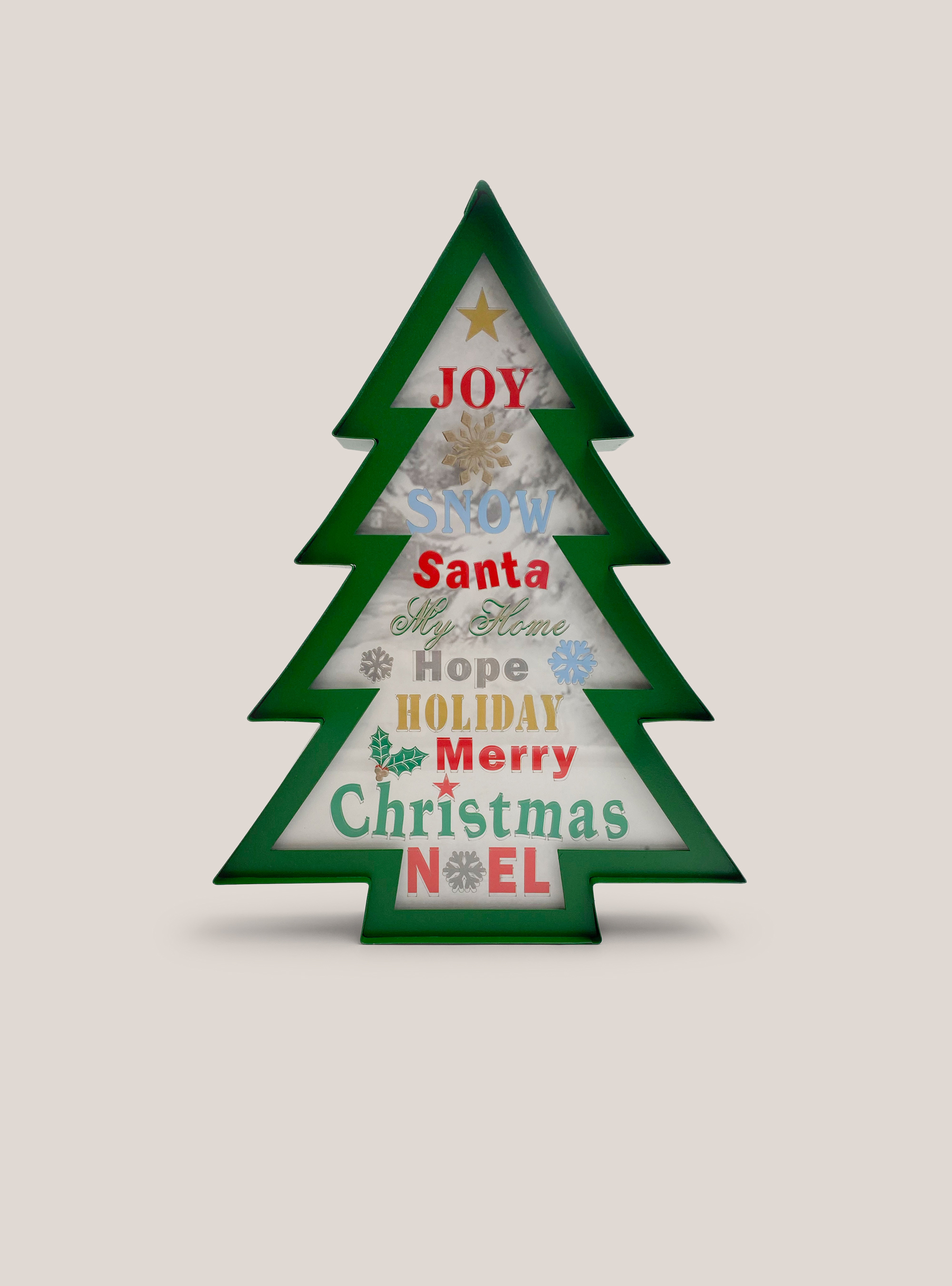 Quadro a forma di albero di Natale, ÚNICO