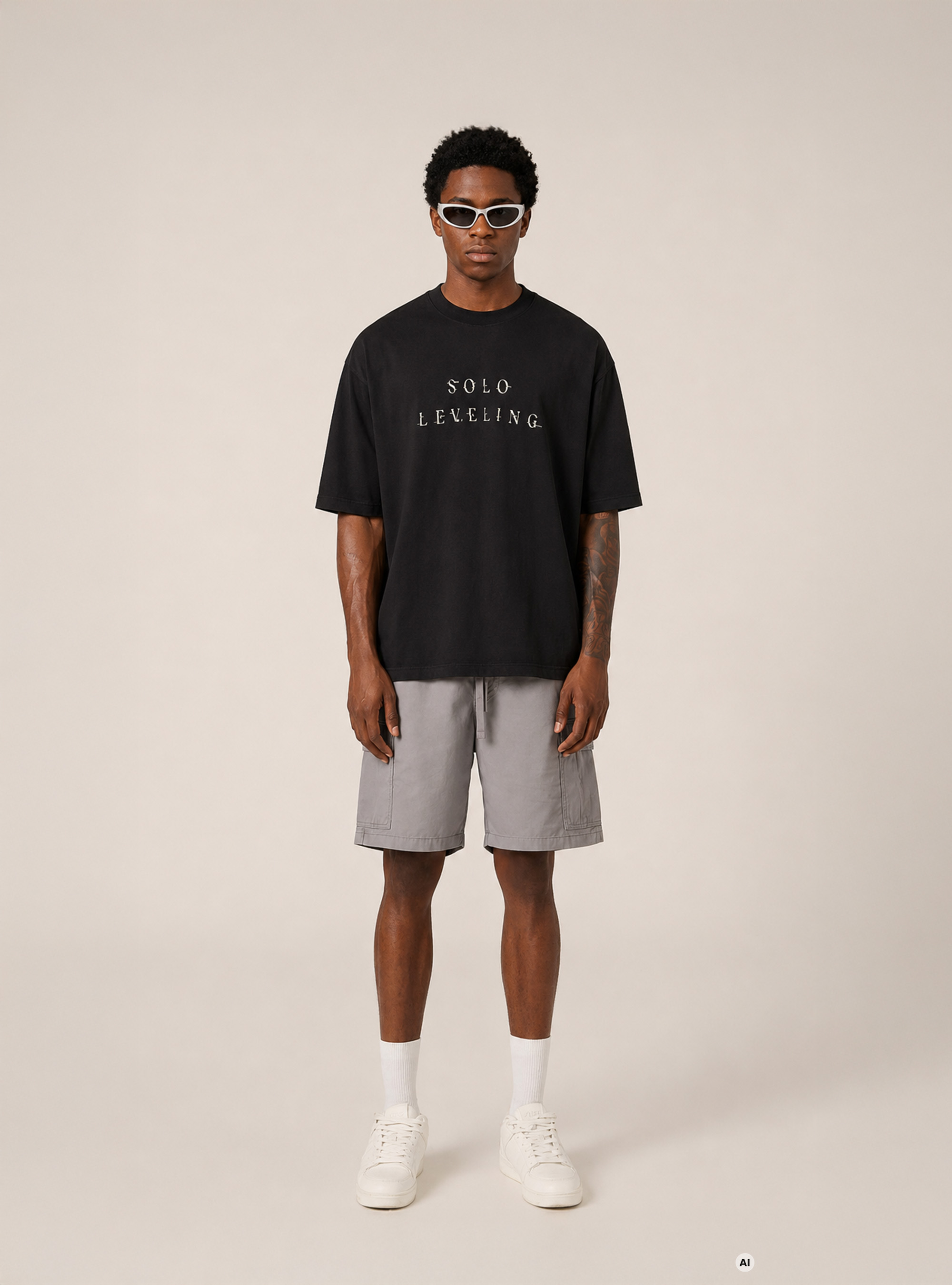 Solo Leveling t-shirt / Alcott, BK1 BLACK