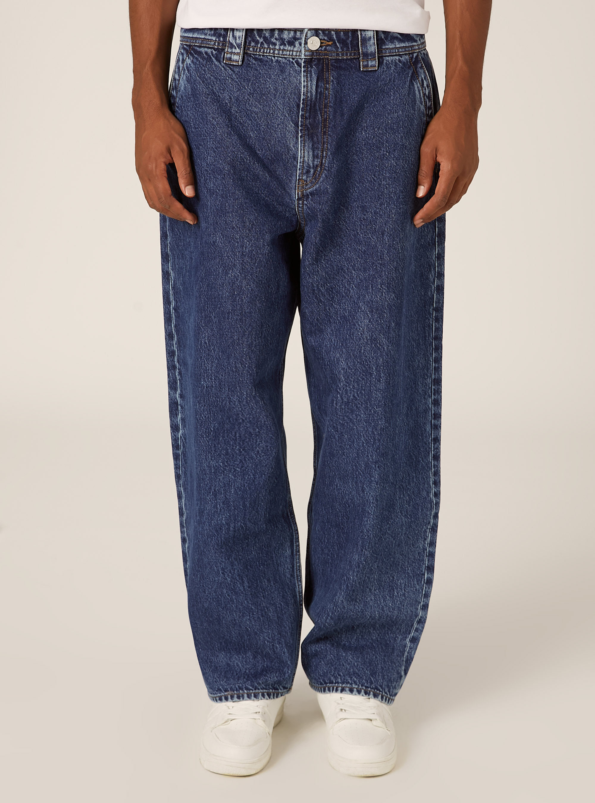 Vaqueros holgados, D003 MEDIUM BLUE