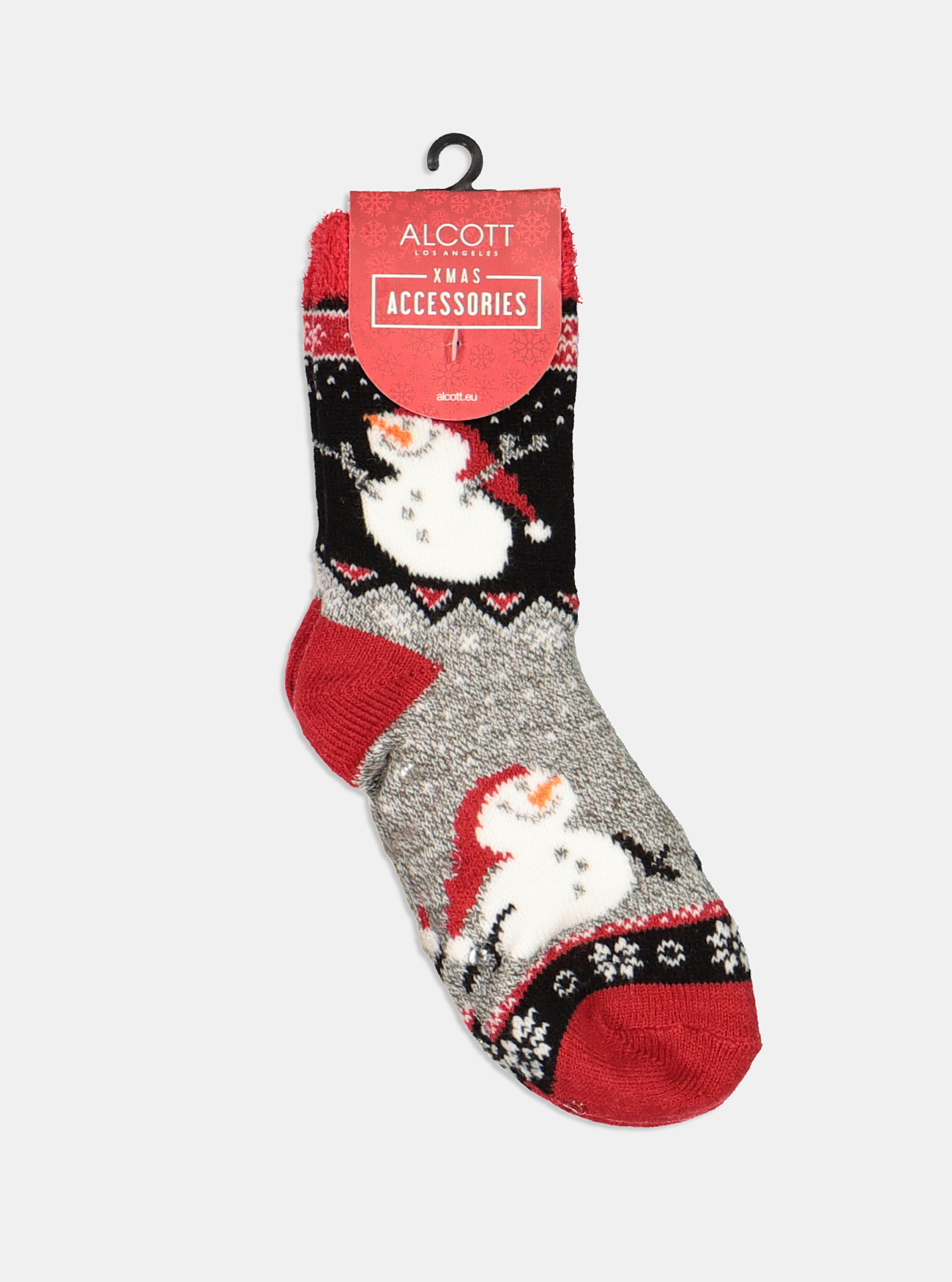 Calzini natalizi, BLACK/RED B79