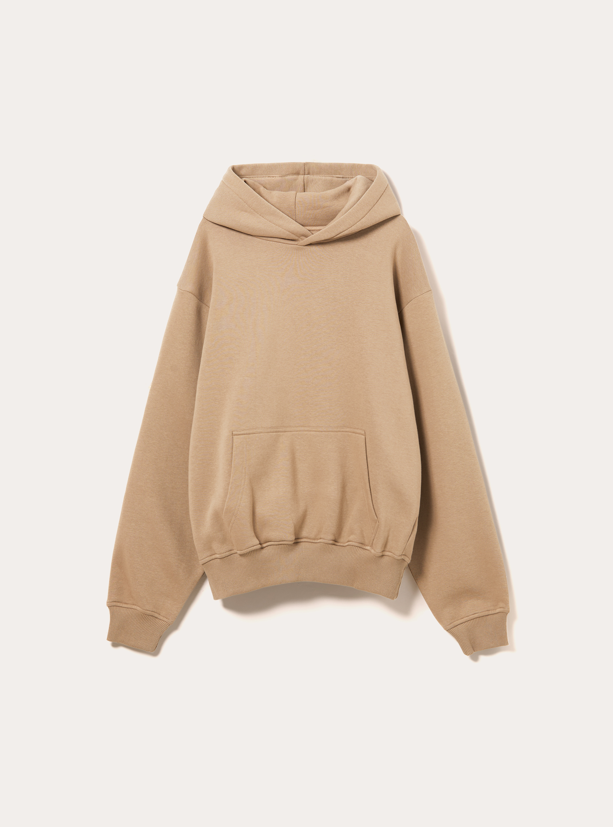 Boxy fit hoodie, BG1 BEIGE DARK