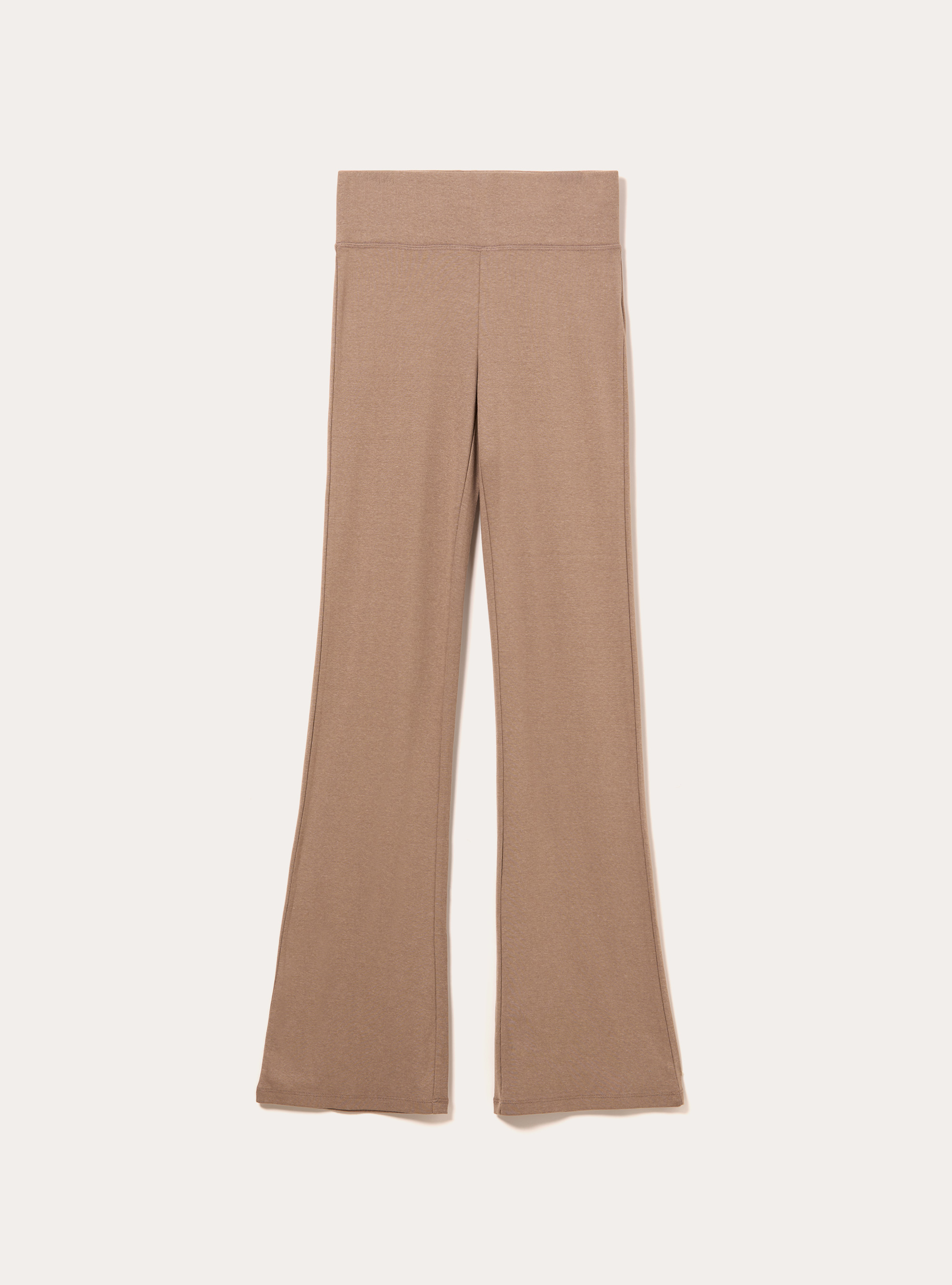 Flared leggings, BR3 BROWN LIGHT