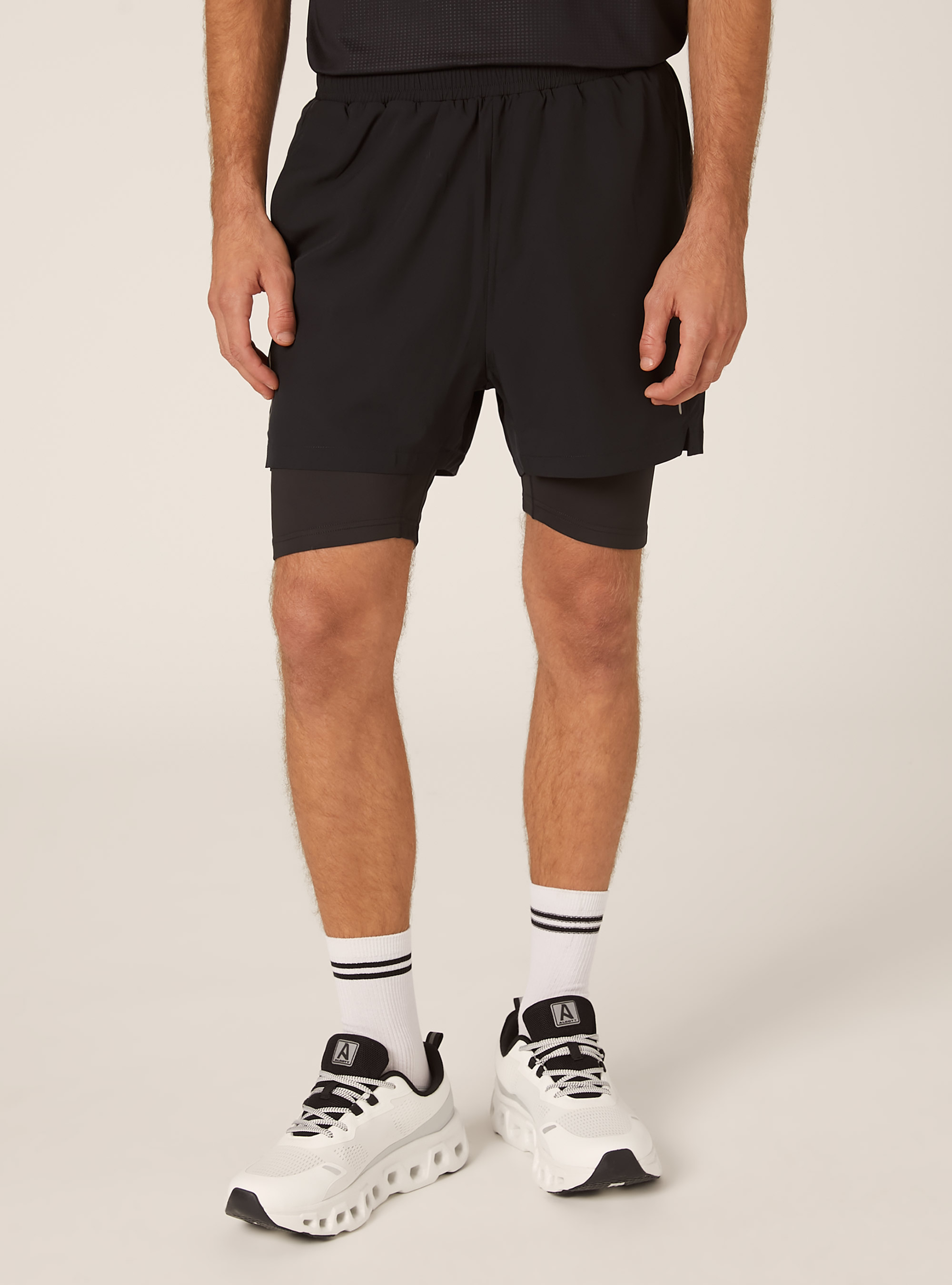 Bermuda con culotte Athletic capsule, BK1 BLACK