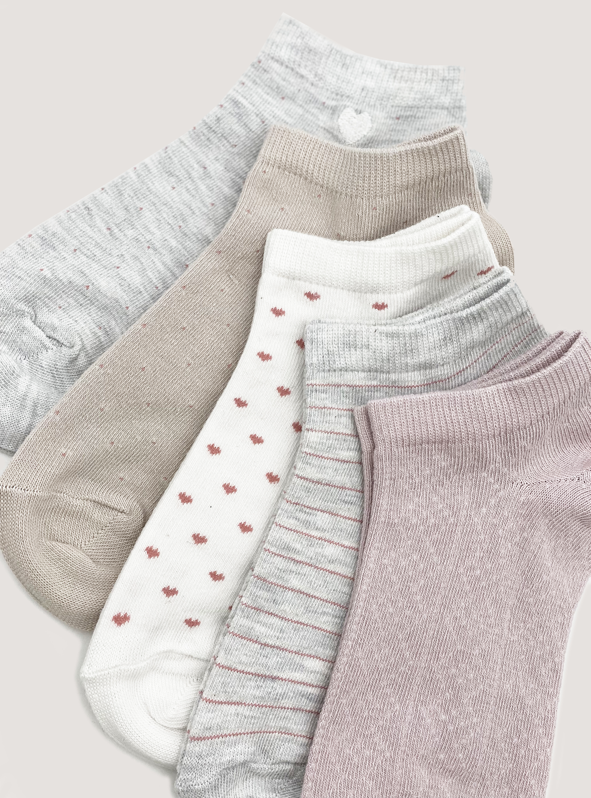 Set of 5 pairs of patterned socks, MULTICOLOR