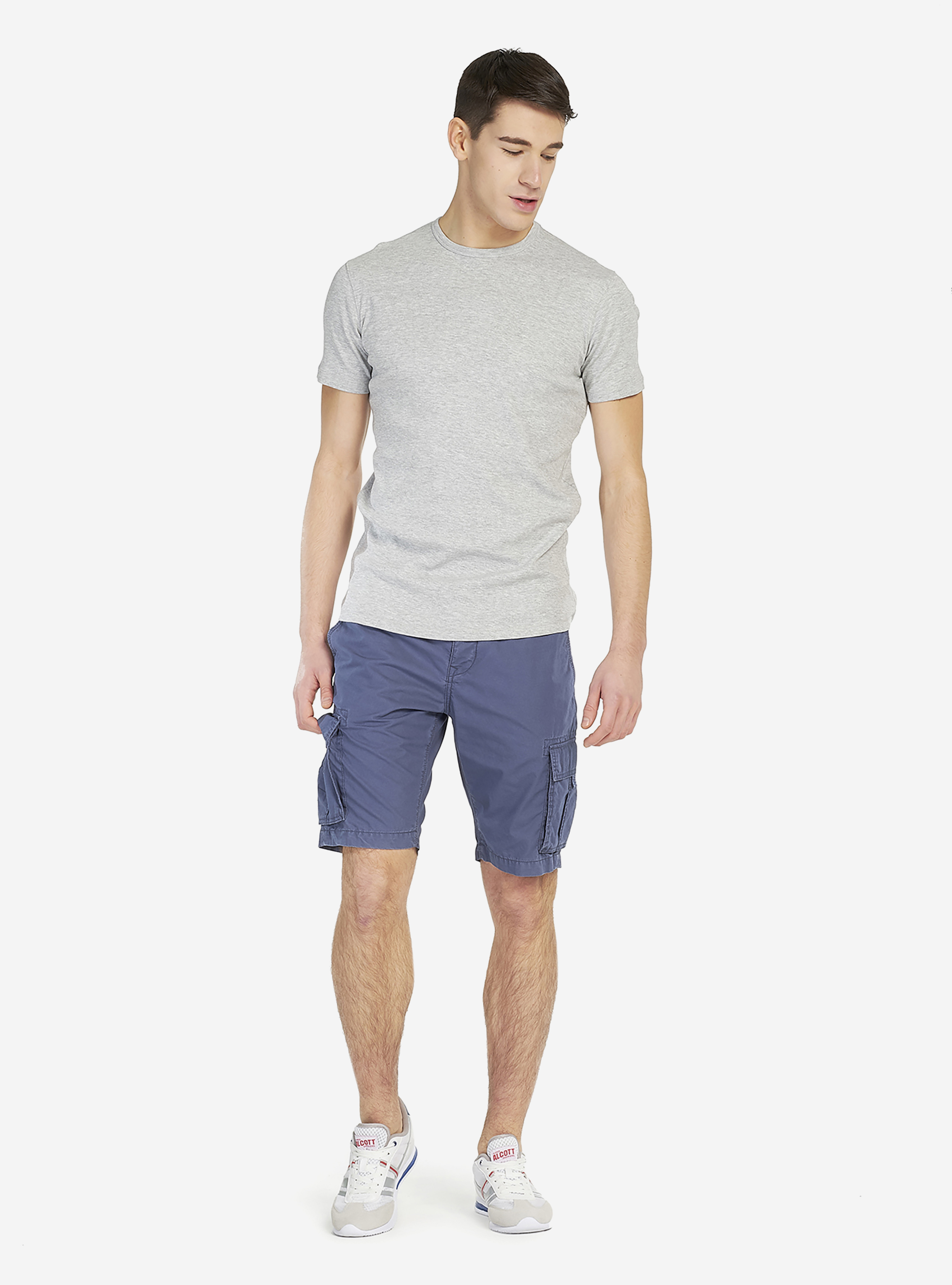 Camisa cómoda elástica, GRIS CLARO MELANGE