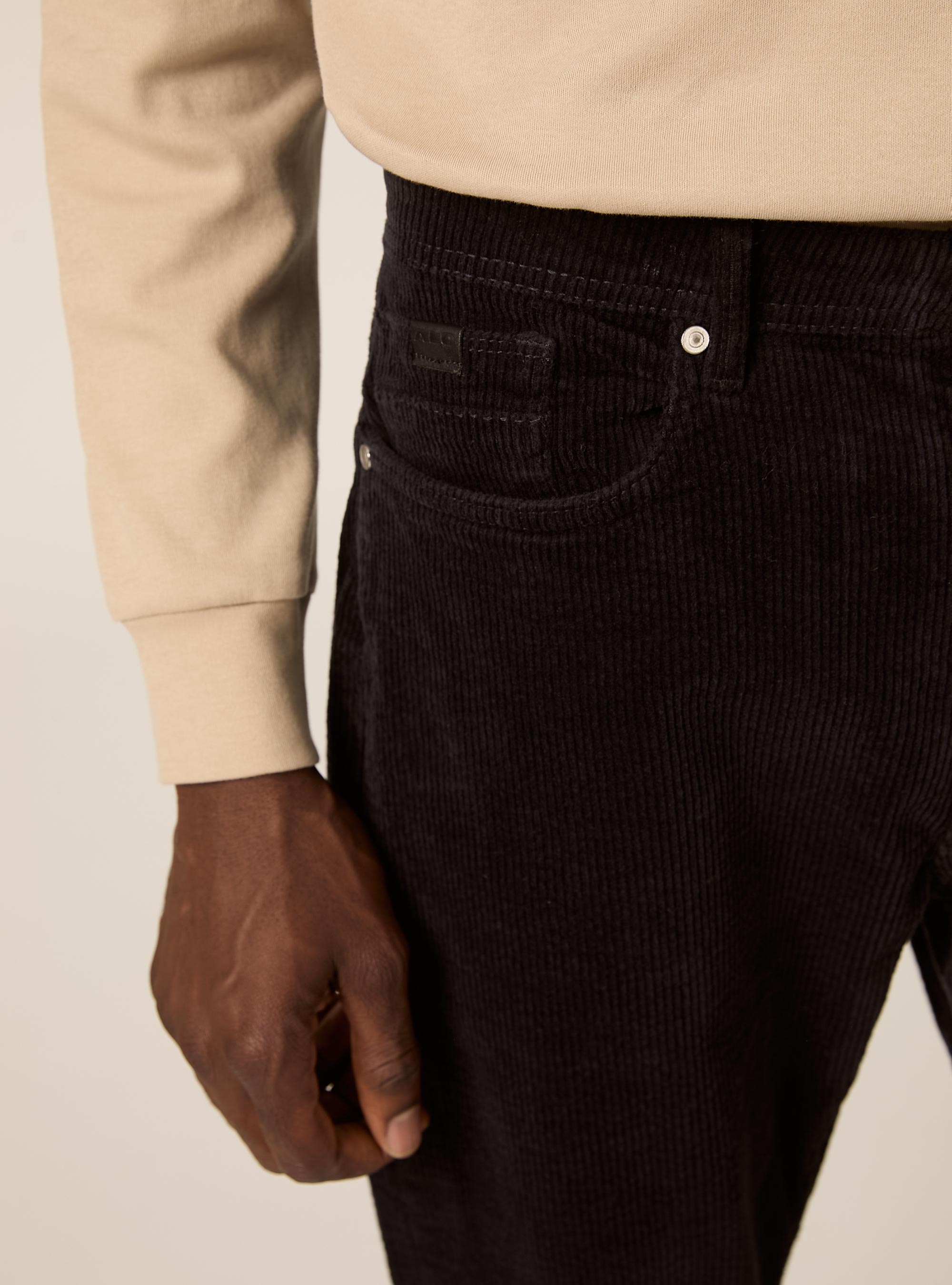 Pantalon skinny en velours cotelé, GY1 GREY DARK