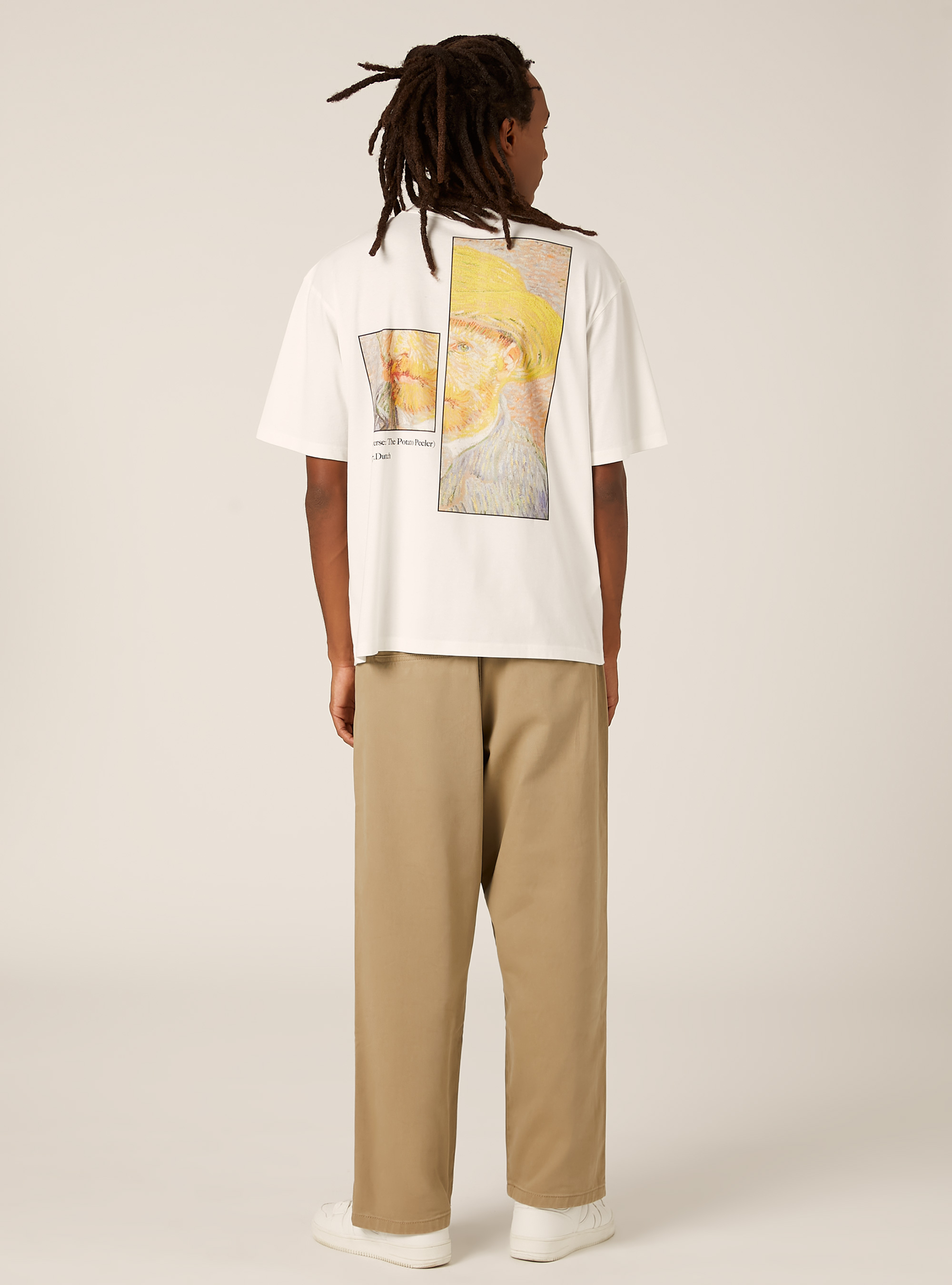 Van Gogh boxy fit T-shirt / Alcott, WH1 OFF WHITE